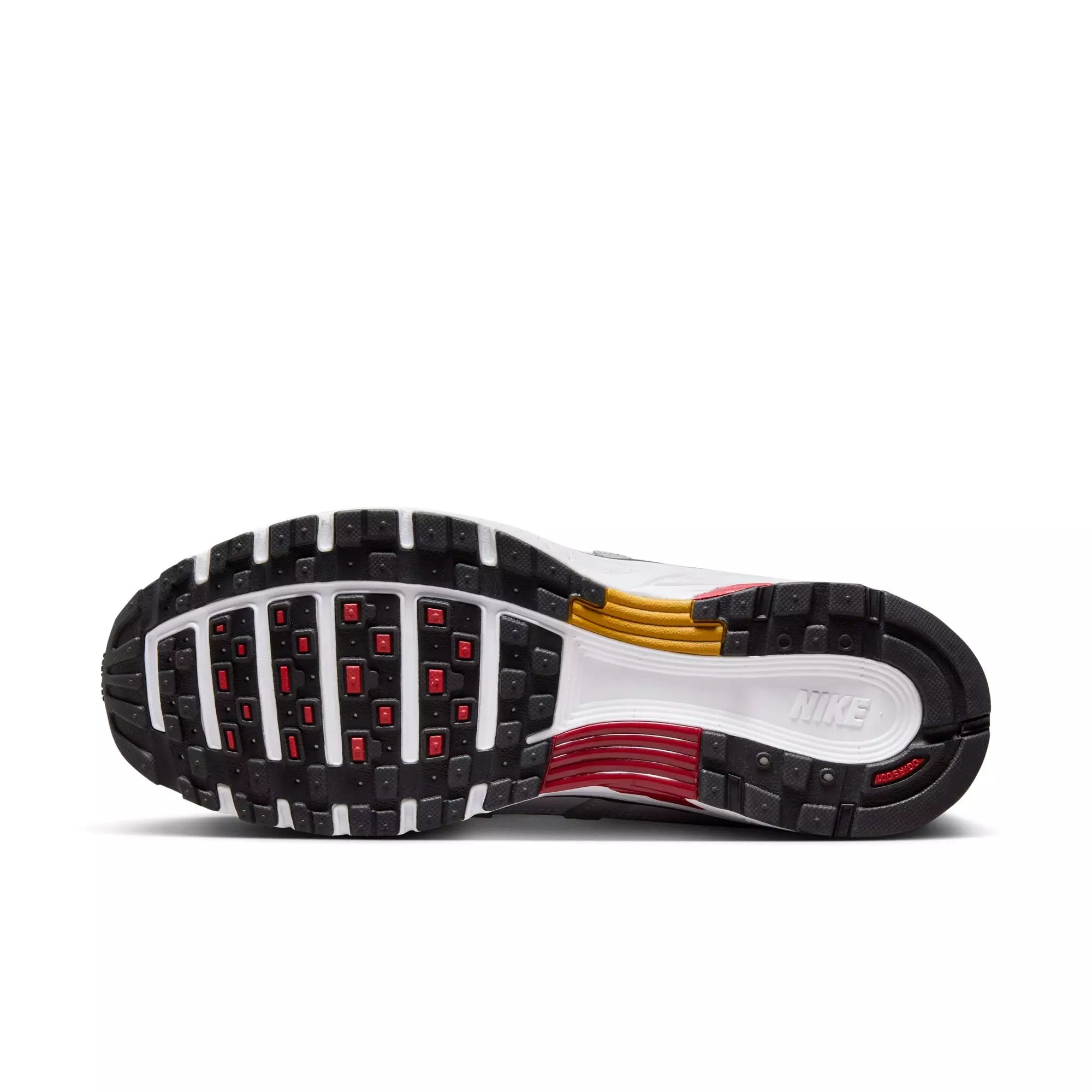 Nike P-6000 "White/Varsity Red/MTLC Platinum" Men's Shoe - WHITE/RED