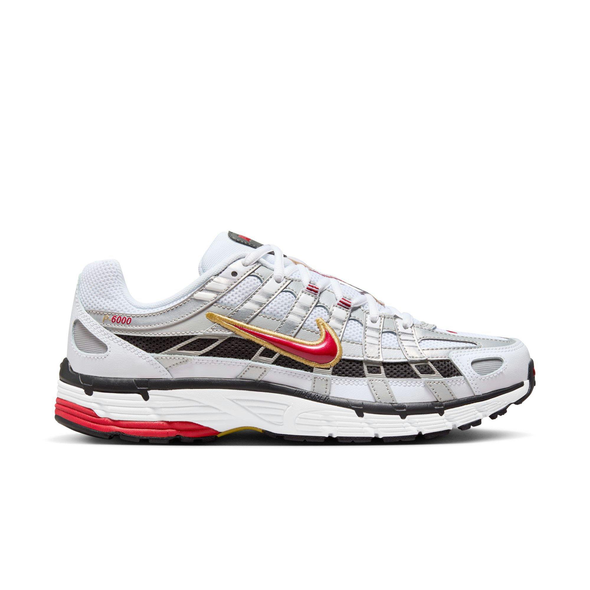 Nike P-6000 "White/Varsity Red/MTLC Platinum" Men's Shoe - WHITE/RED Thumbnail View 1