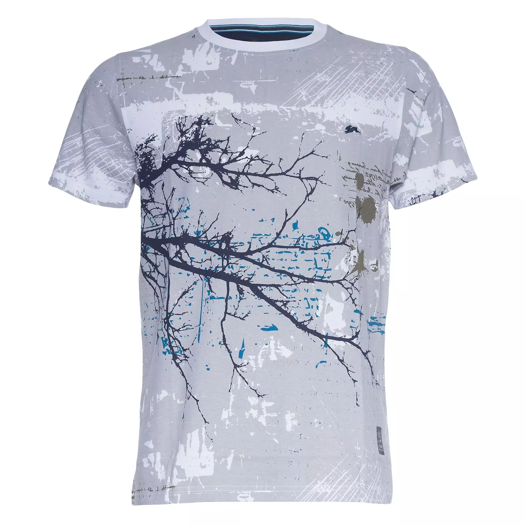 A.Tiziano Men's Kenny Drizzle Tee - GREY