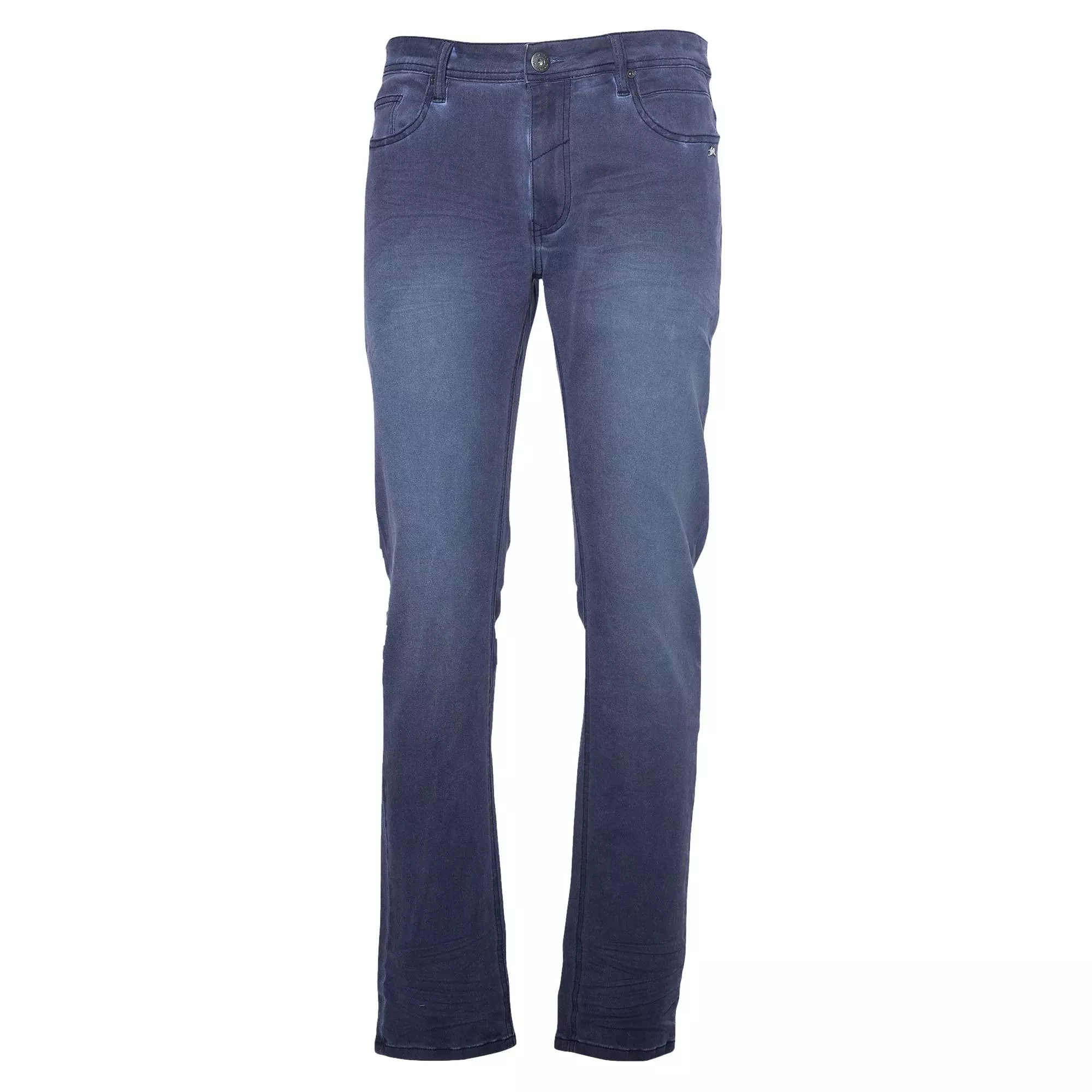 A.Tiziano Men's Finley Dark Washed Flare Jeans - Indigo - NAVY