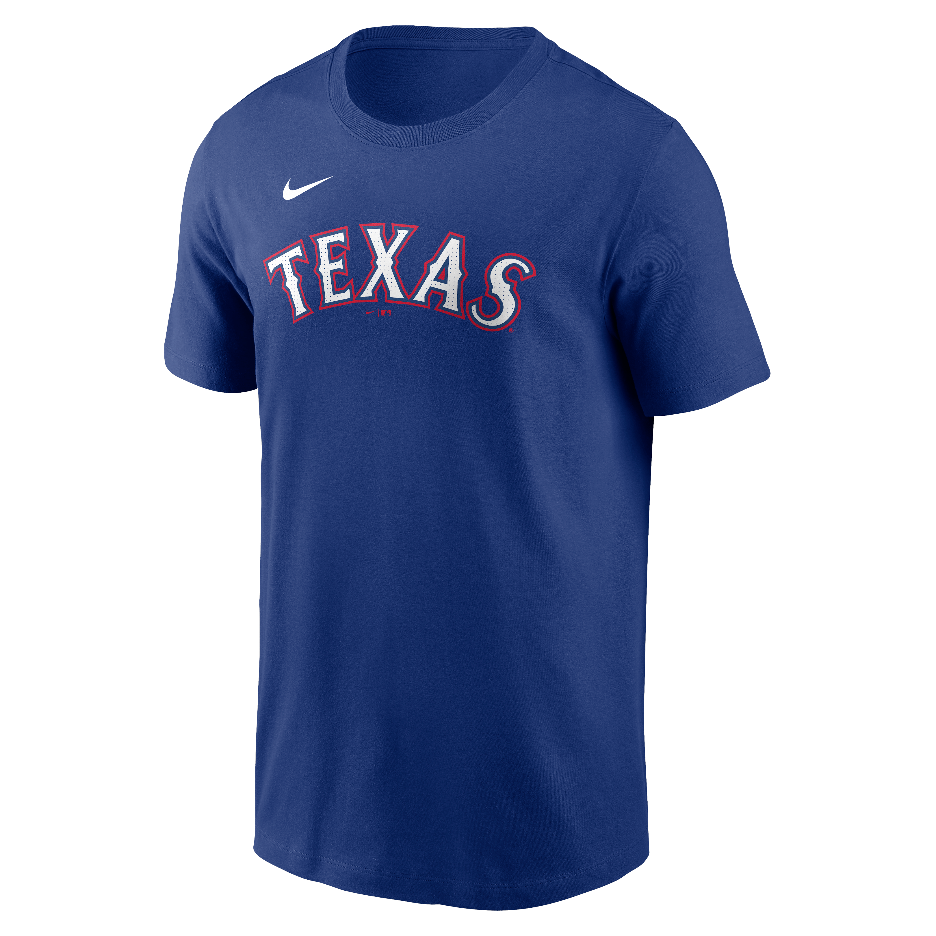 Nike Men's C. Seager Texas Rangers '24-'25 Name & Number Team Tee - BLUE Thumbnail View 1