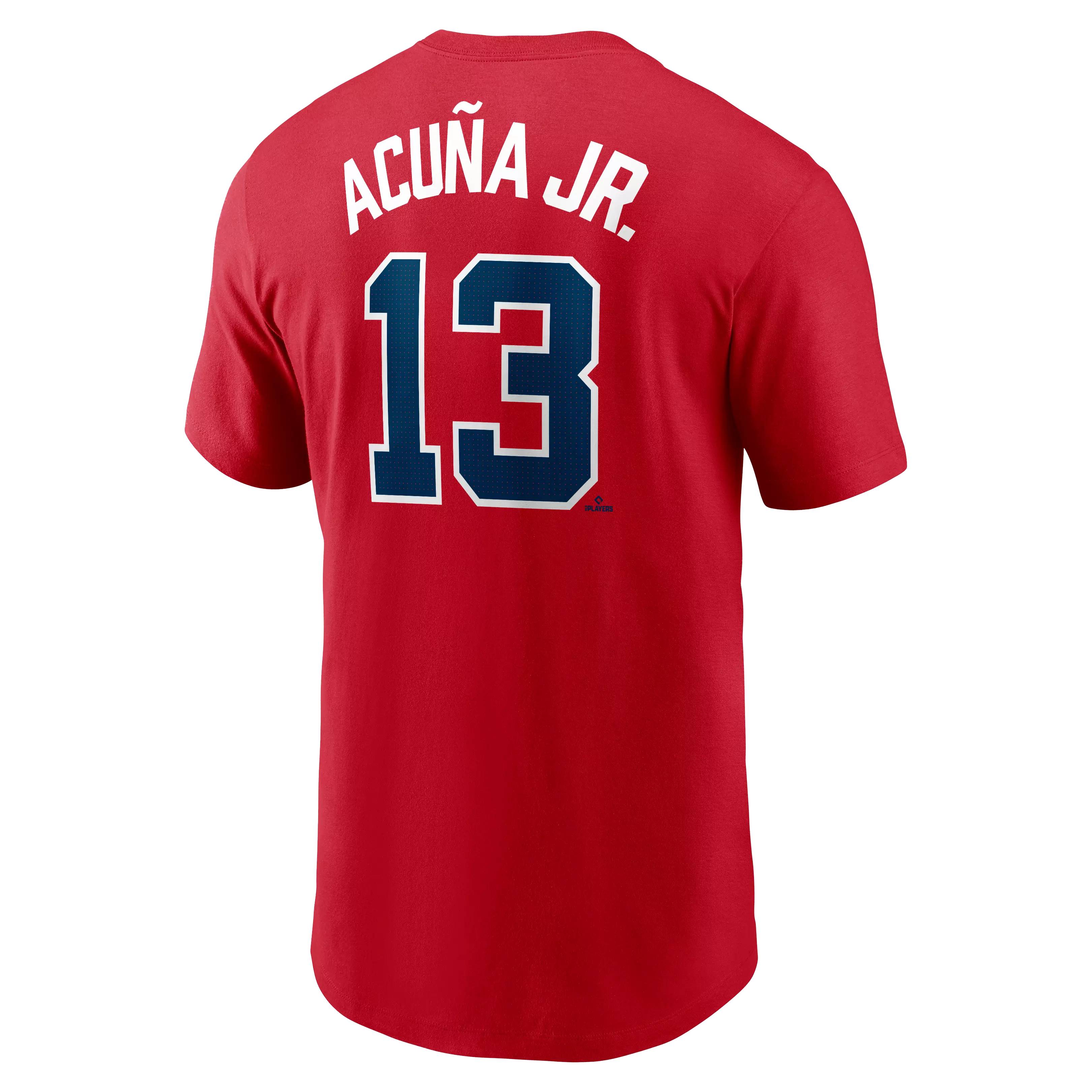 Nike Men's R. Acuna Atlanta Braves '24-'25 Name & Number Team Tee-Red - RED