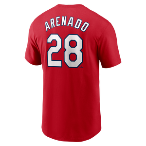 Nike Men's N. Arenado St. Louis Cardinals '24-'25 Name & Number Team Tee