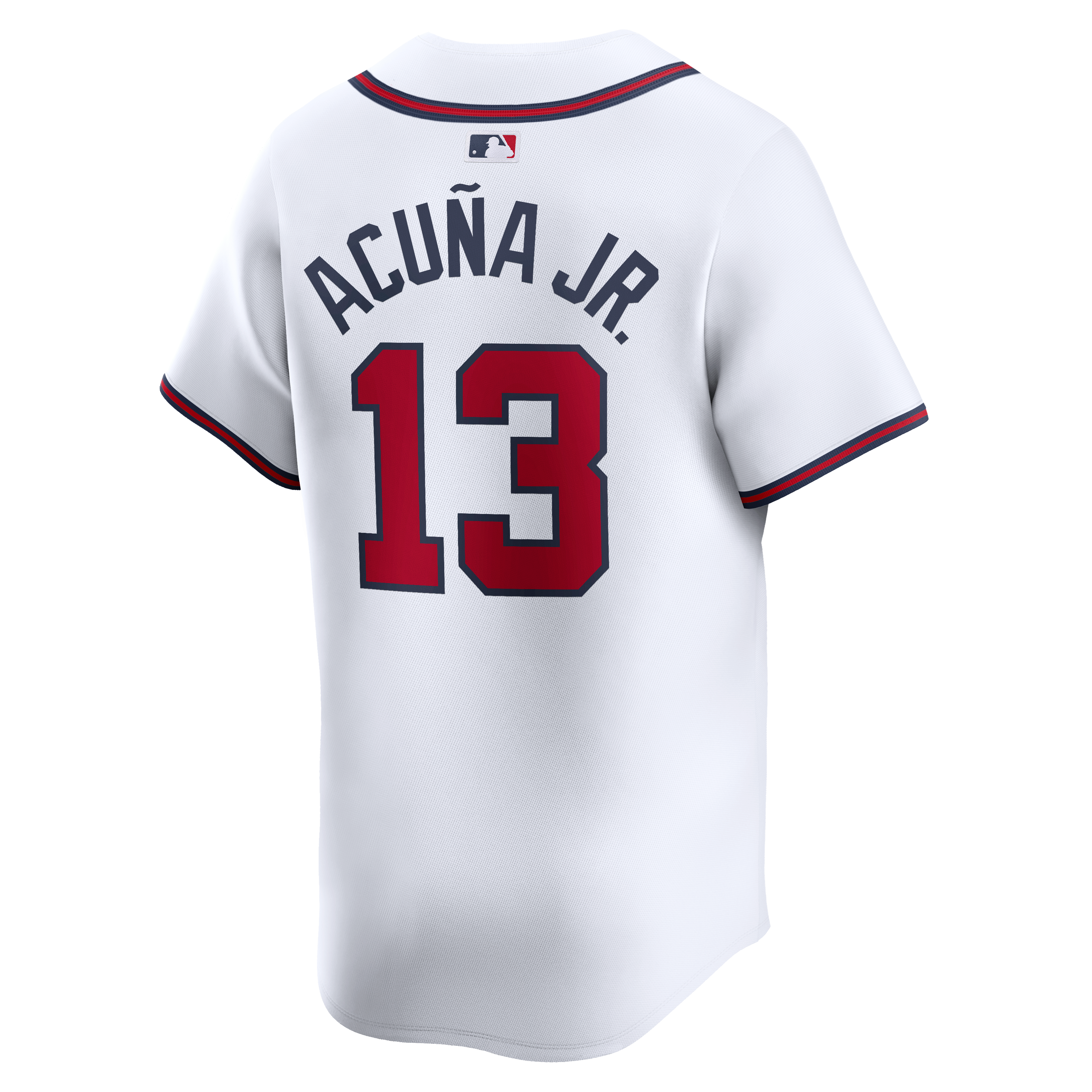 Nike Men's Atlanta Braves '24-'25 Limited Player Home Jersey - WHITE Thumbnail View 2