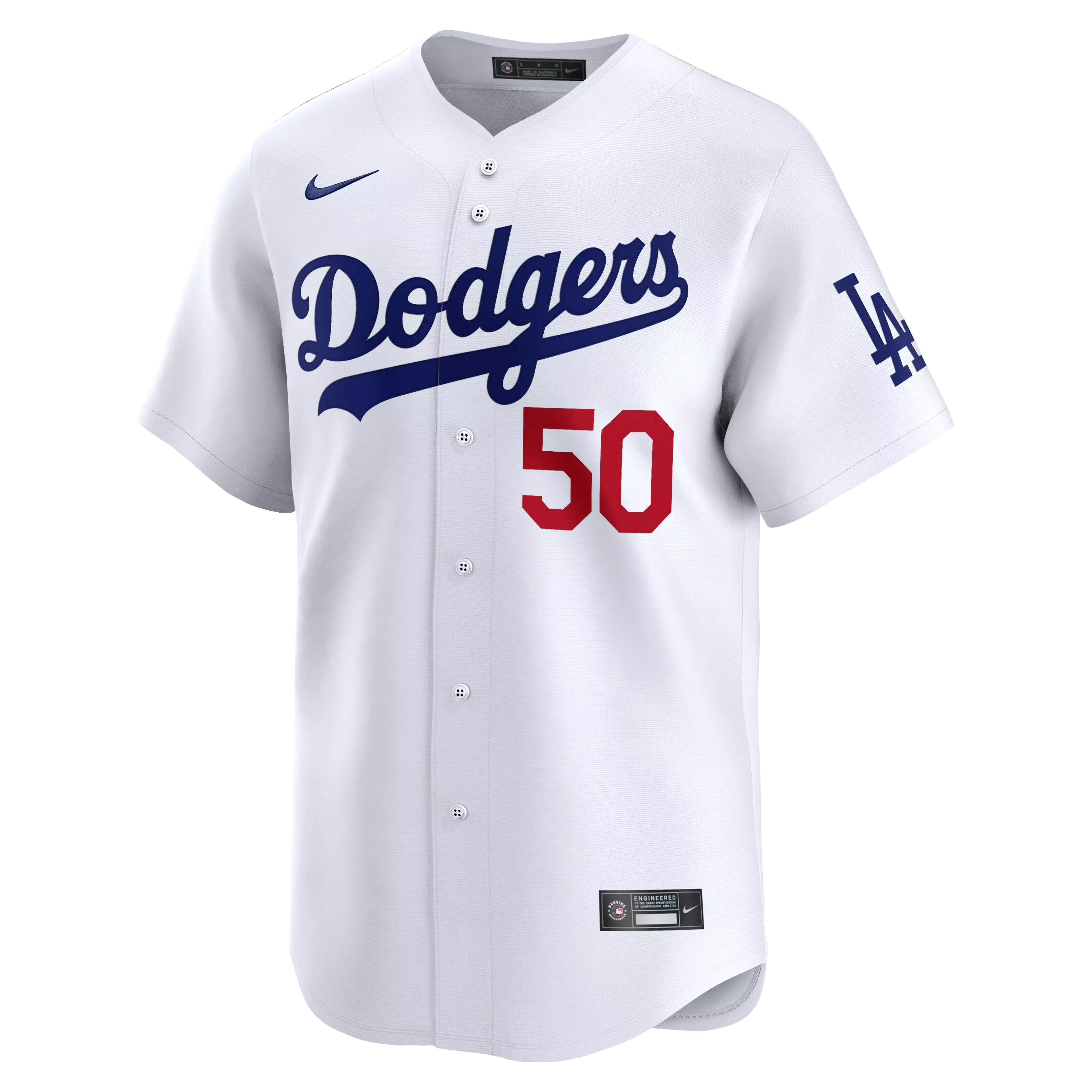 Nike Men's Los Angeles Dodgers '24-'25 Limited Player Home Jersey - WHITE