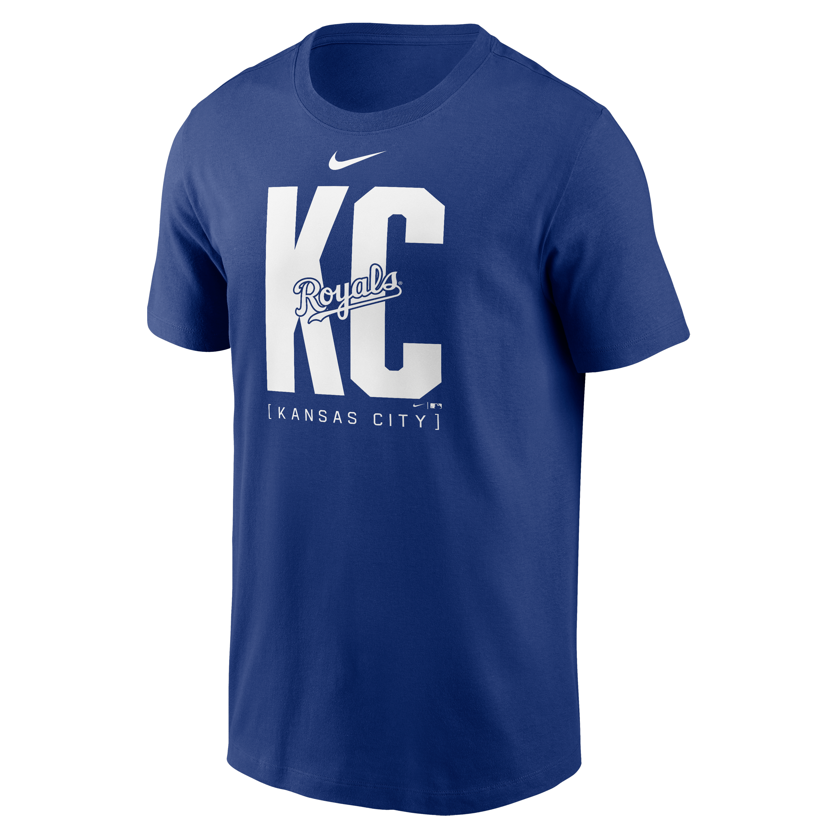 Nike Men's Kansas City Royals '24-'25 Scoreboard Short Sleeve Tee - BLUE Thumbnail View 1