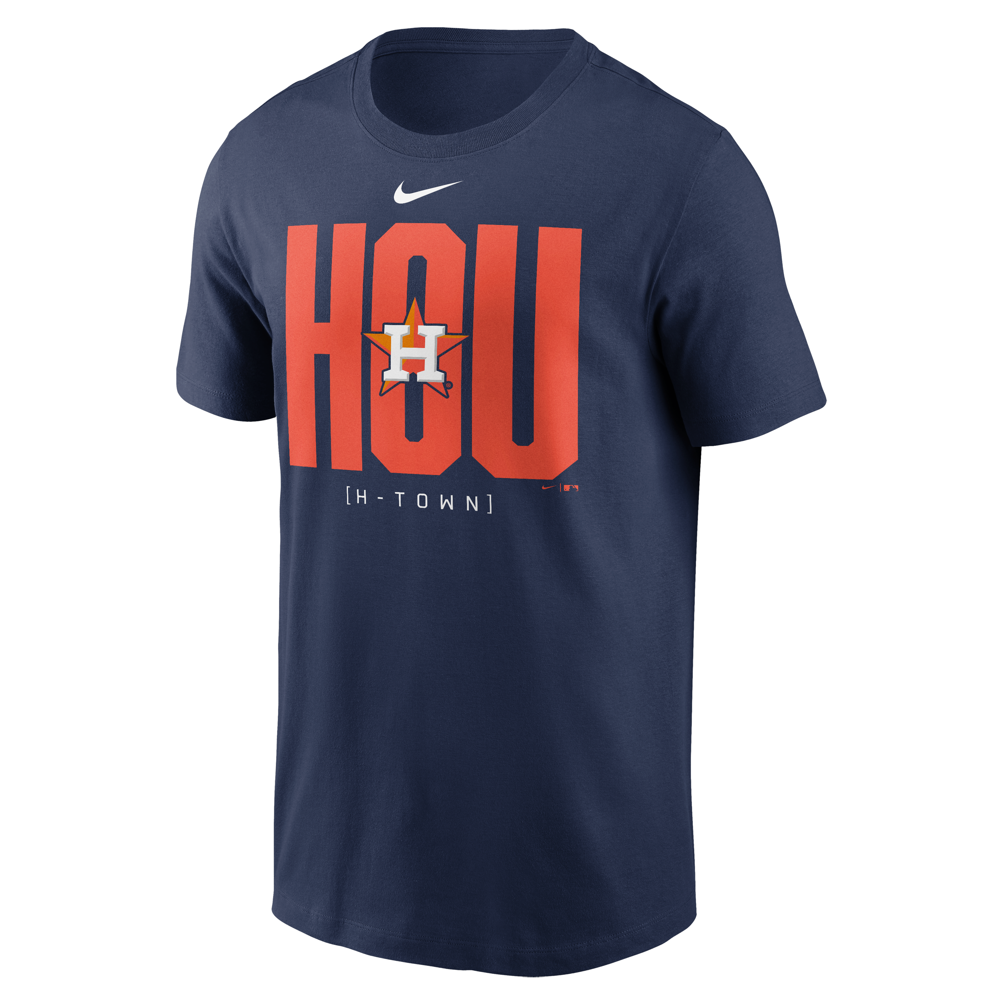 Nike Men's Houston Astros '24-'25 Scoreboard Short Sleeve Tee - NAVY Thumbnail View 1