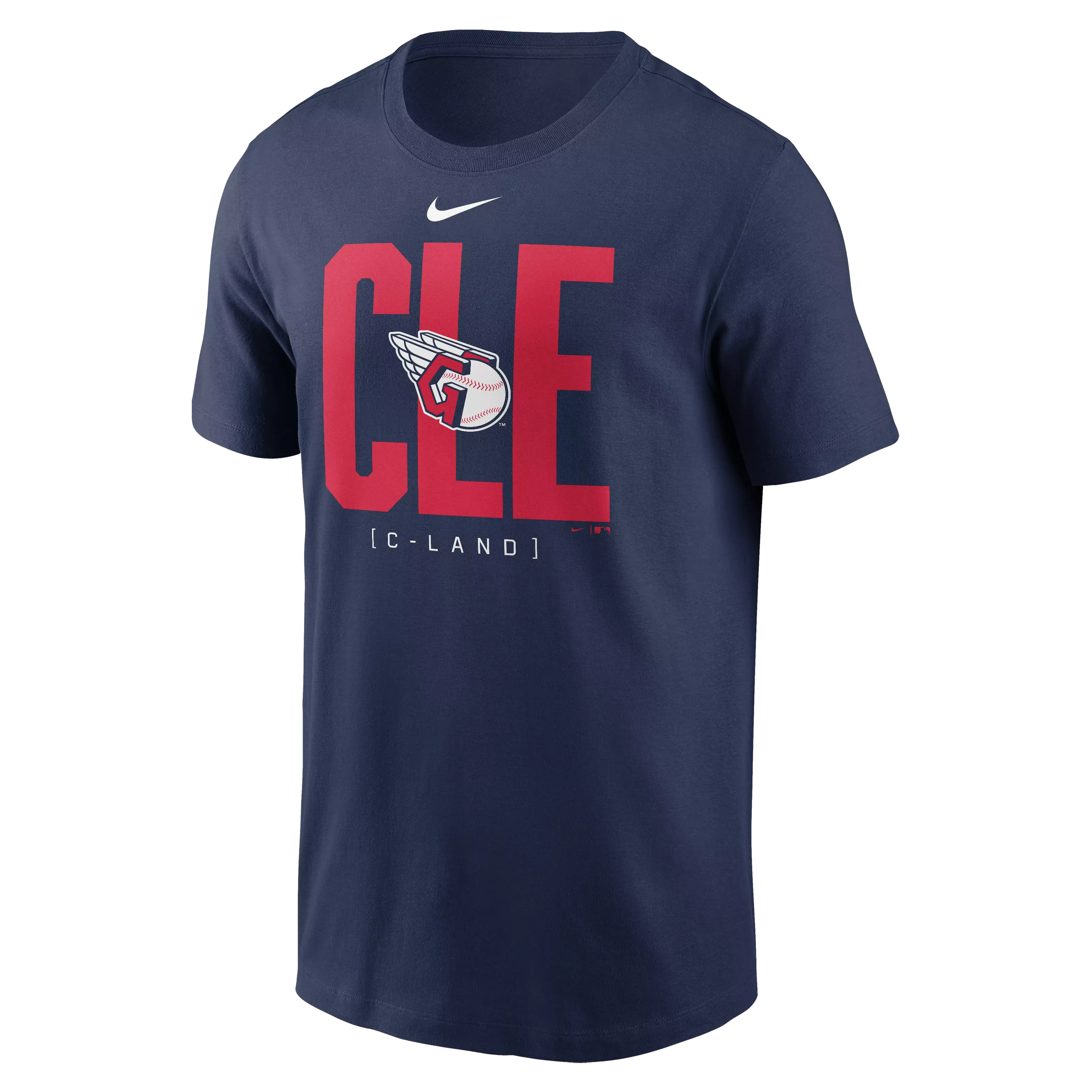 Nike Men's Cleveland Guardians '24-'25 Scoreboard Short Sleeve Tee - NAVY