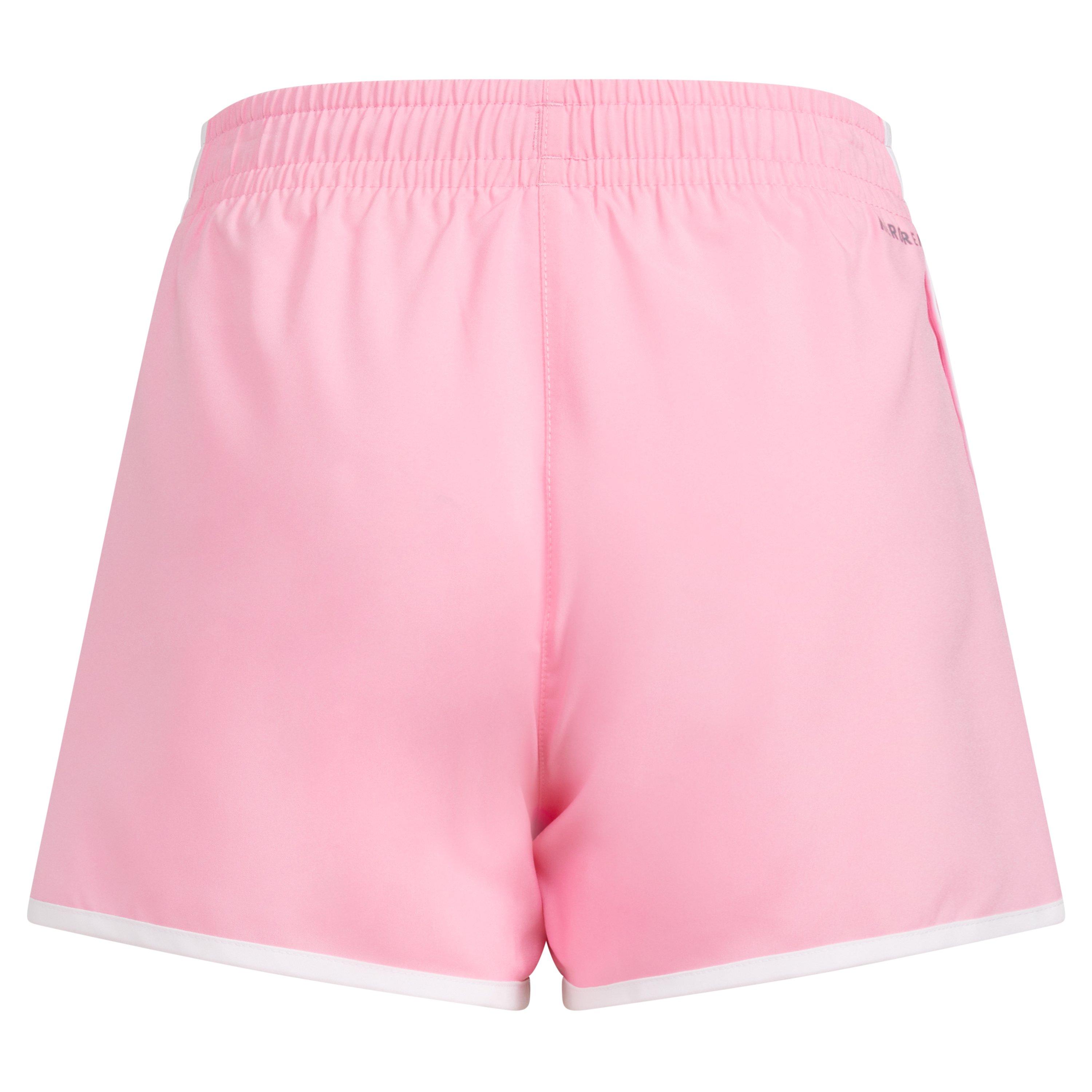 adidas Big Girls' Woven Retro Shorts - Pink