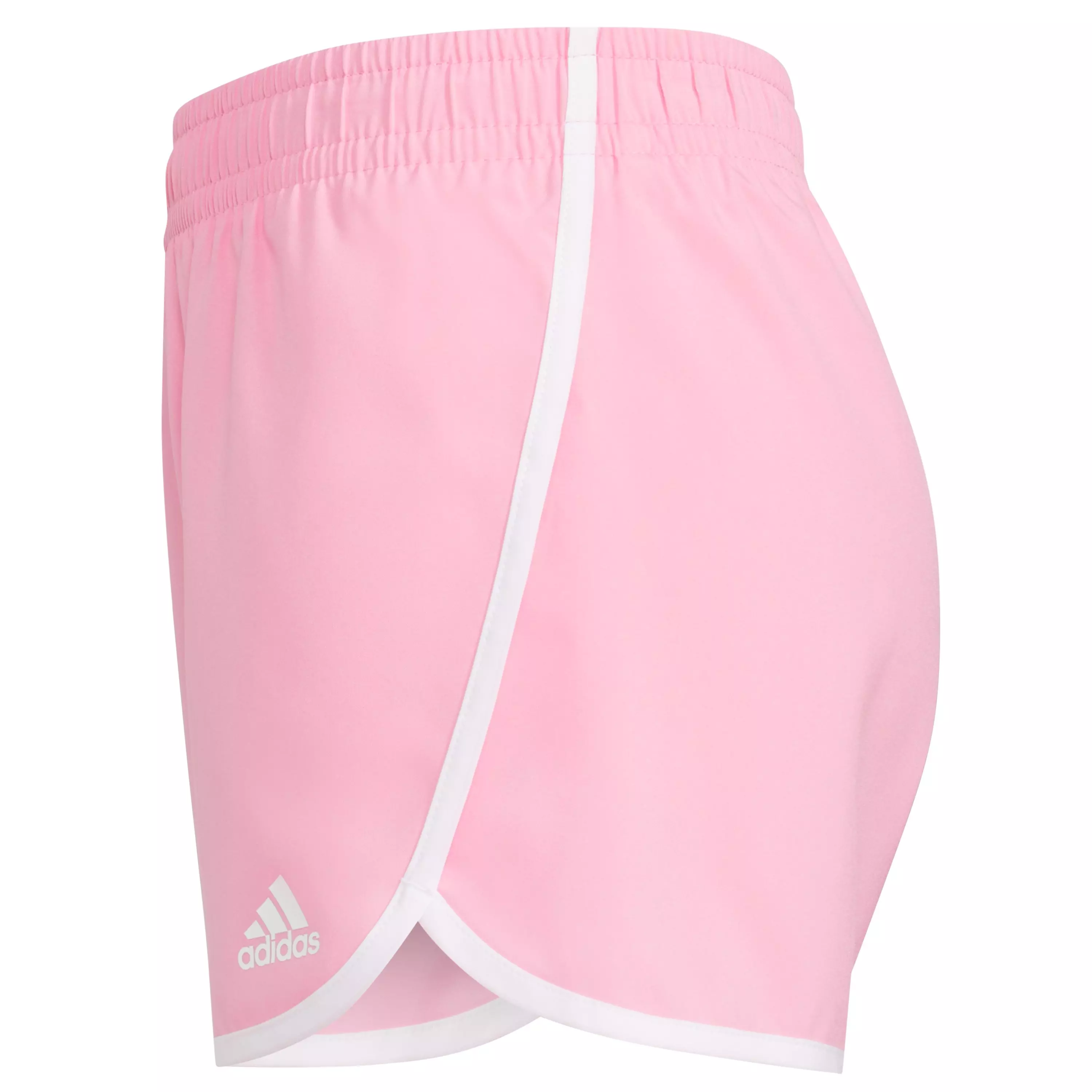 adidas Big Girls' Woven Retro Shorts - Pink - PINK