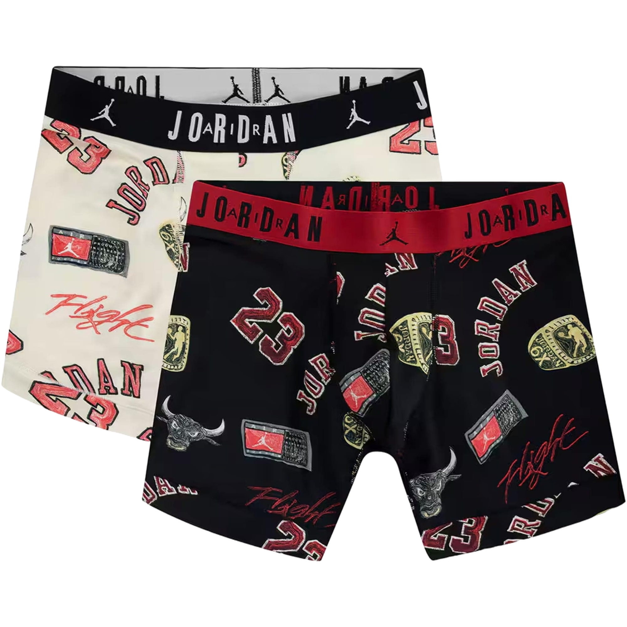 Jordan Men's Flight Polyester Essentials 2-Pack Boxer Briefs - MULTI-COLOR Thumbnail View 1