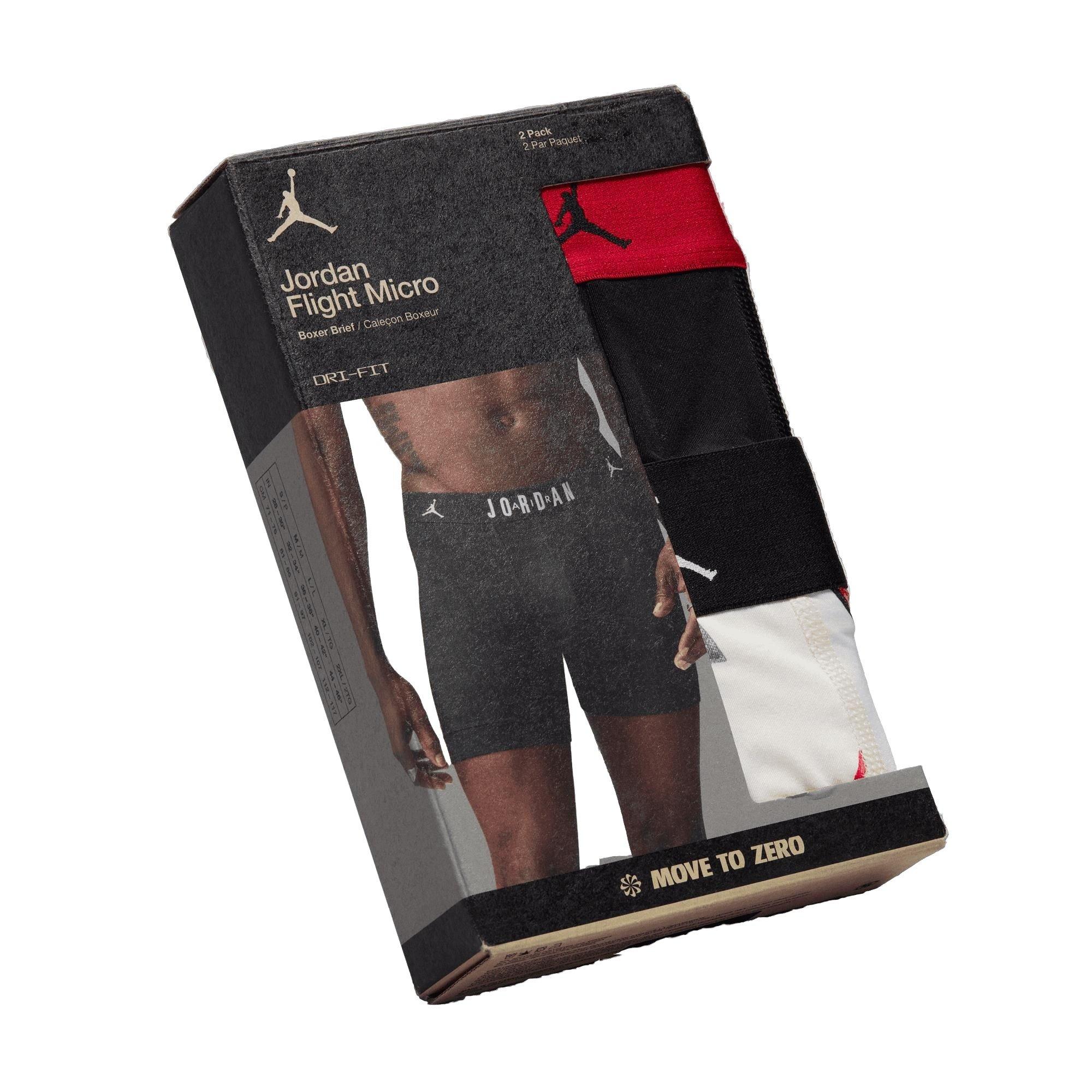 Jordan Men's Flight Polyester Essentials 2-Pack Boxer Briefs - MULTI-COLOR Thumbnail View 7
