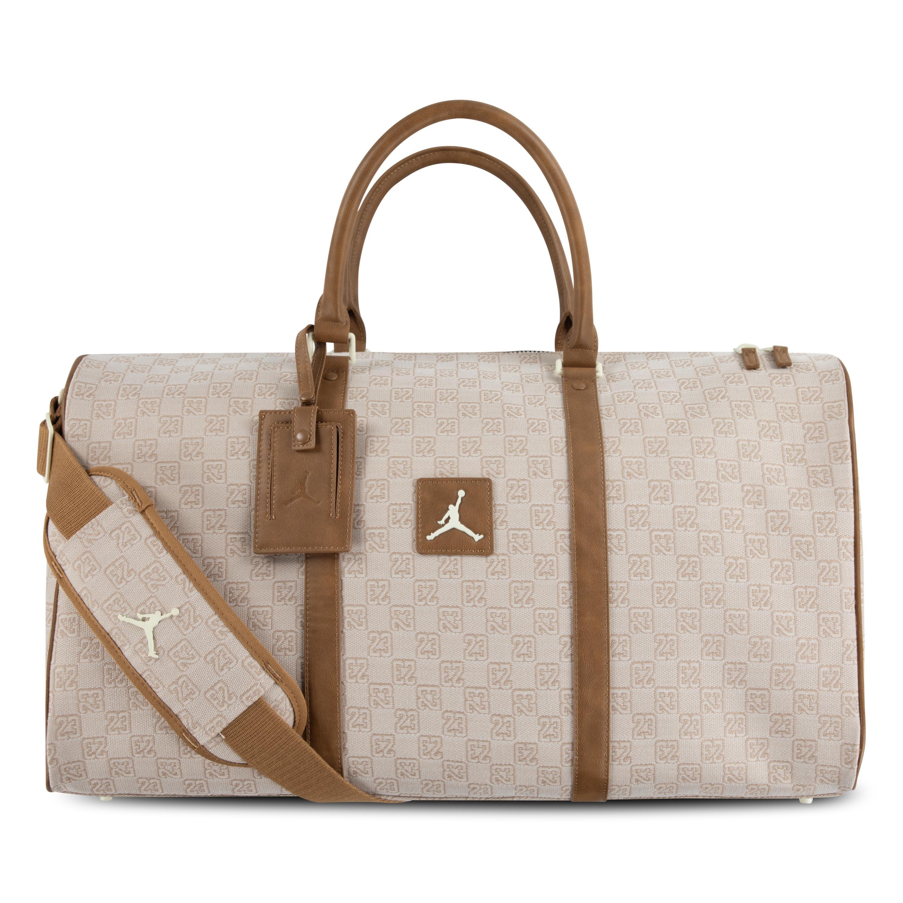 Jordan Monogram Duffle Bag - Beige - WHITE