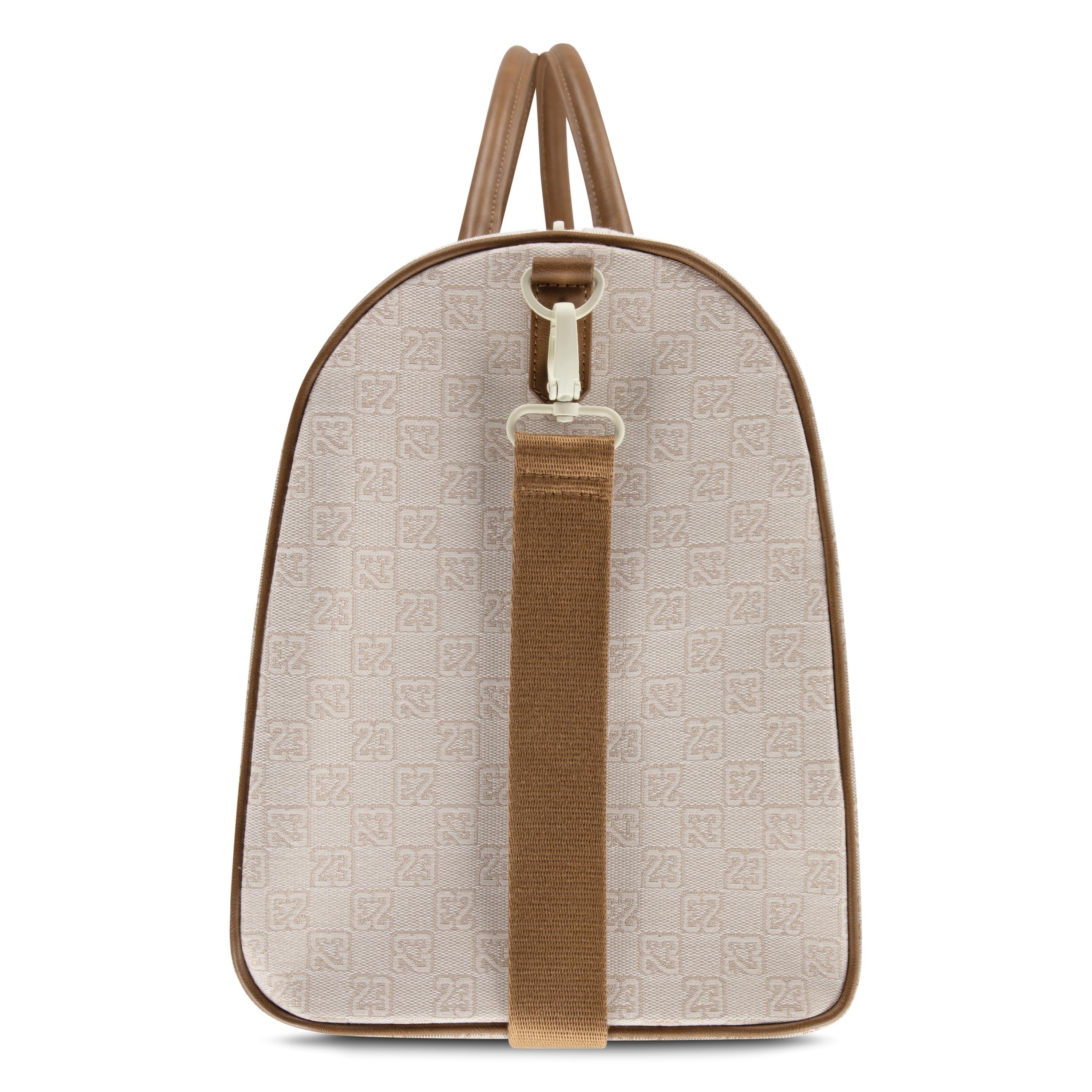 Jordan Monogram Beige Duffle Bag