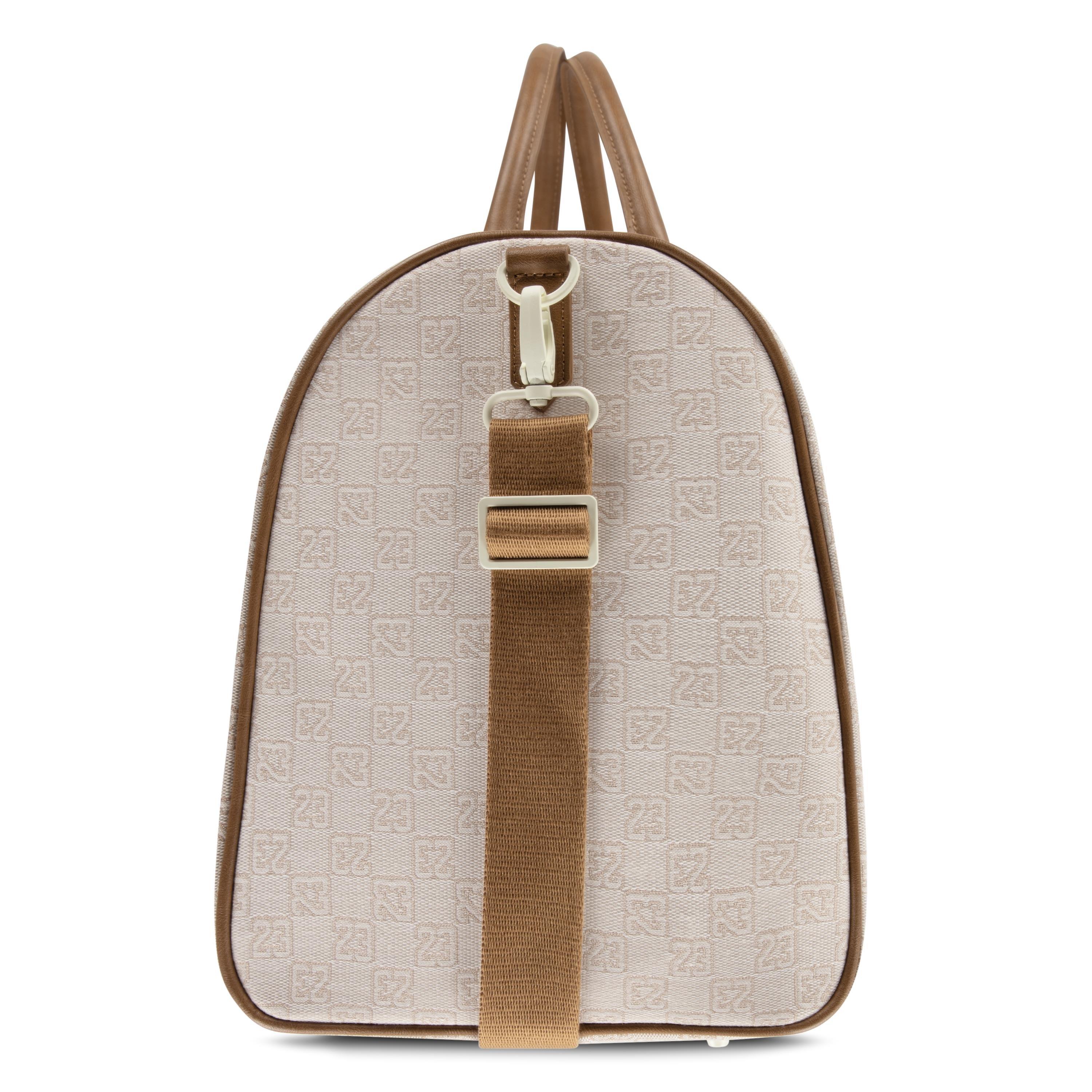 Jordan Monogram Beige Duffle Bag