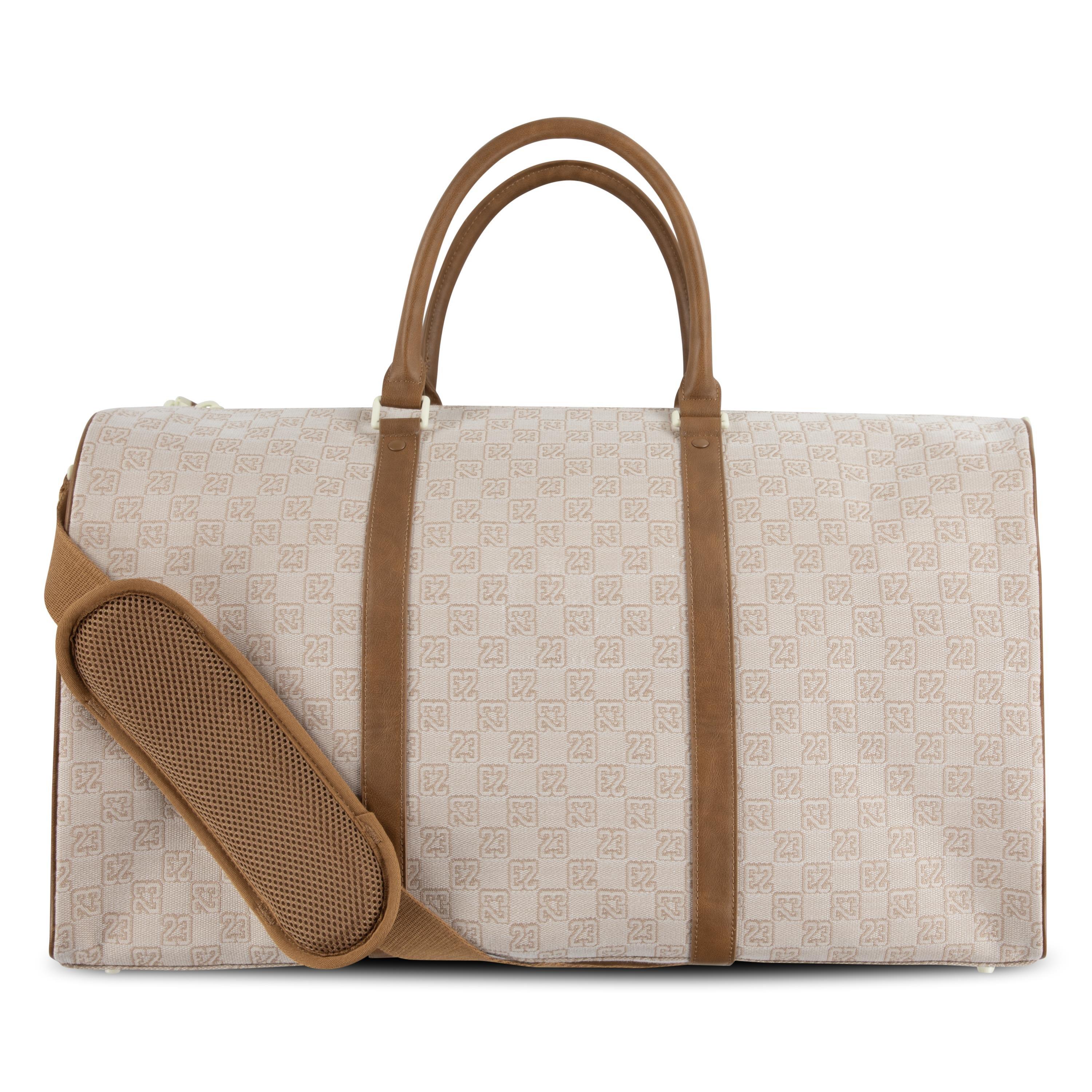 Jordan Monogram Beige Duffle Bag