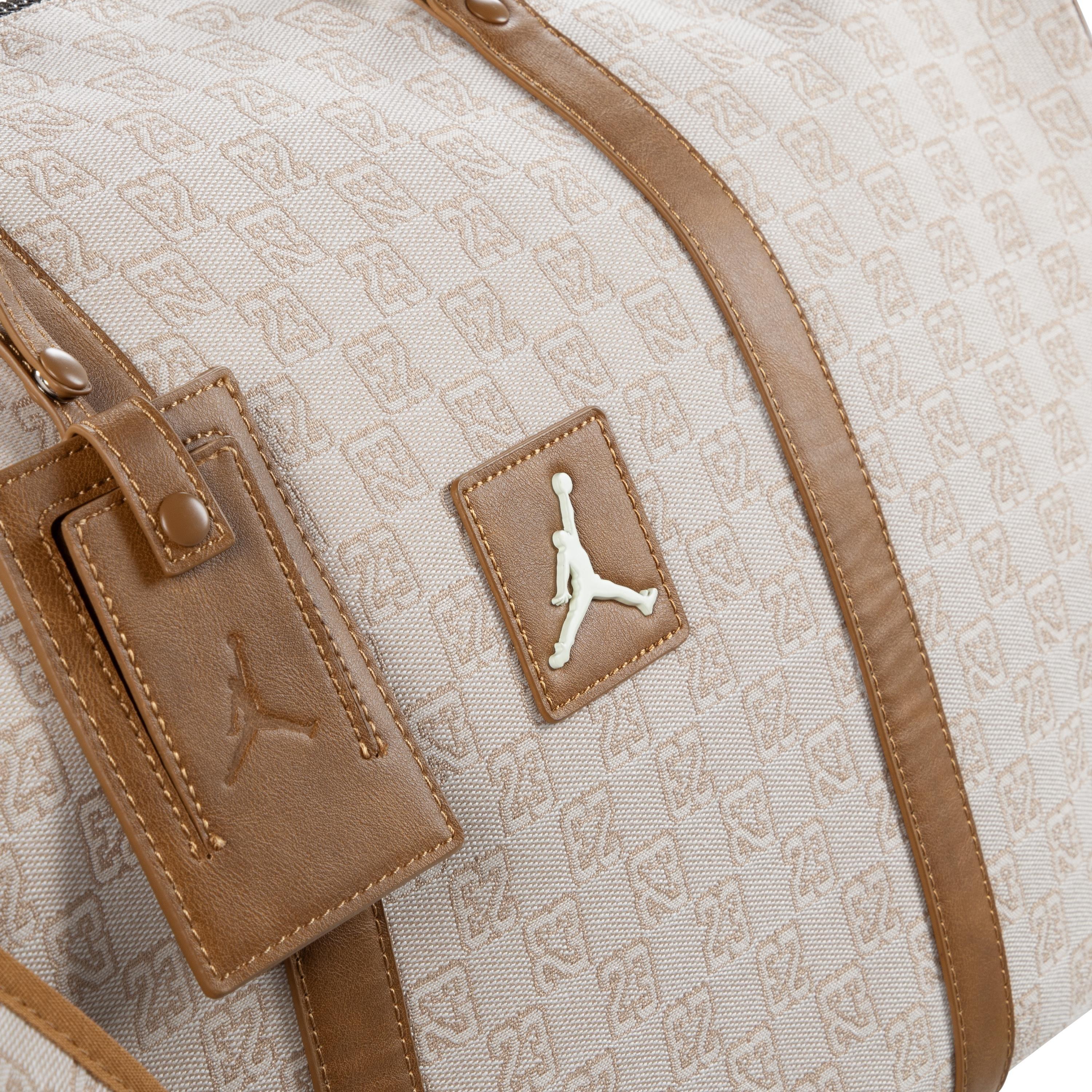 Jordan Monogram Beige Duffle Bag