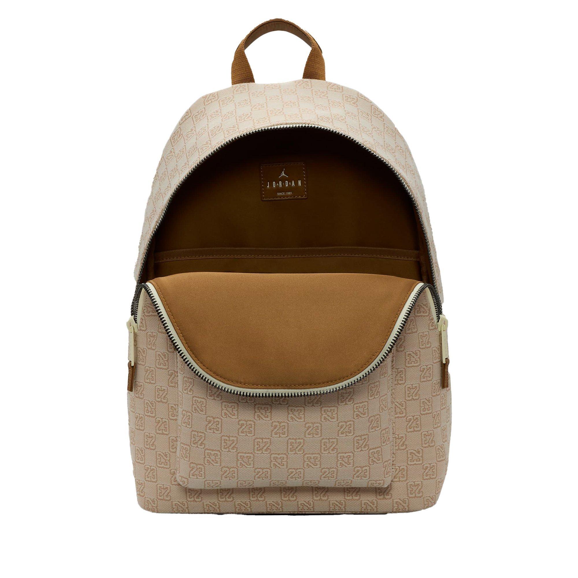 Jordan Monogram White Backpack