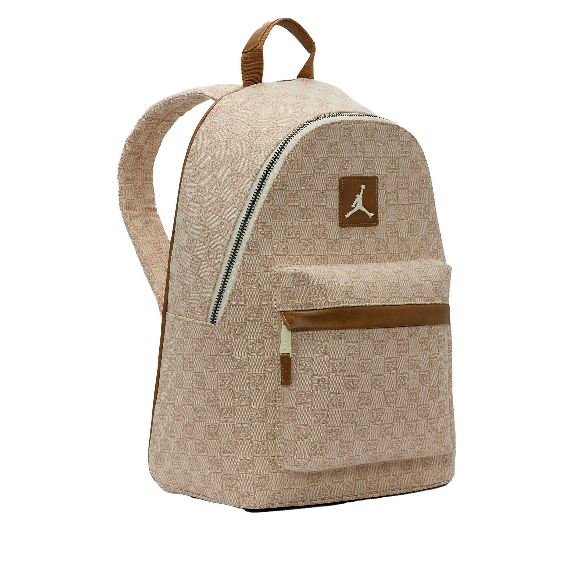 Jordan Monogram White Backpack