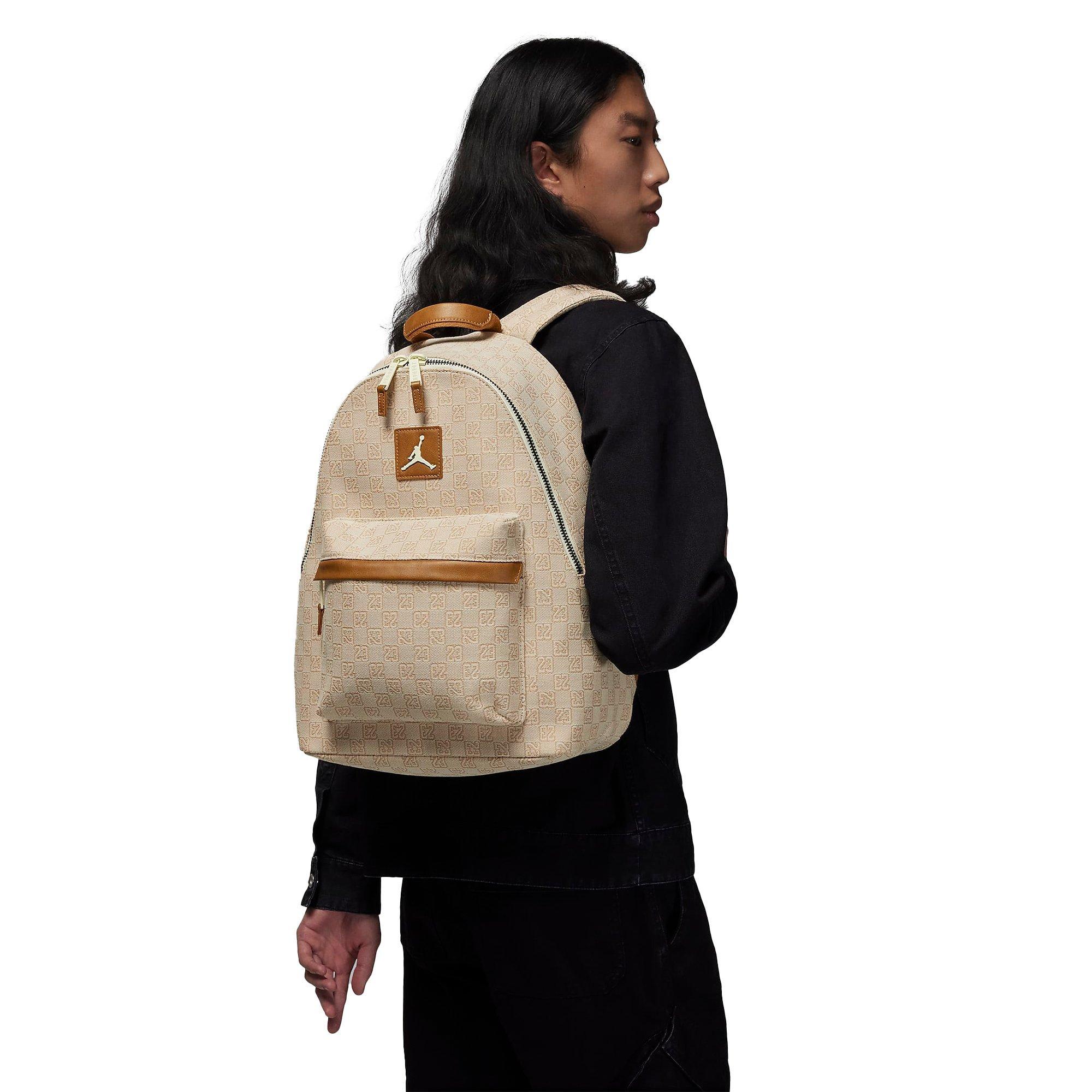 Jordan Monogram White Backpack