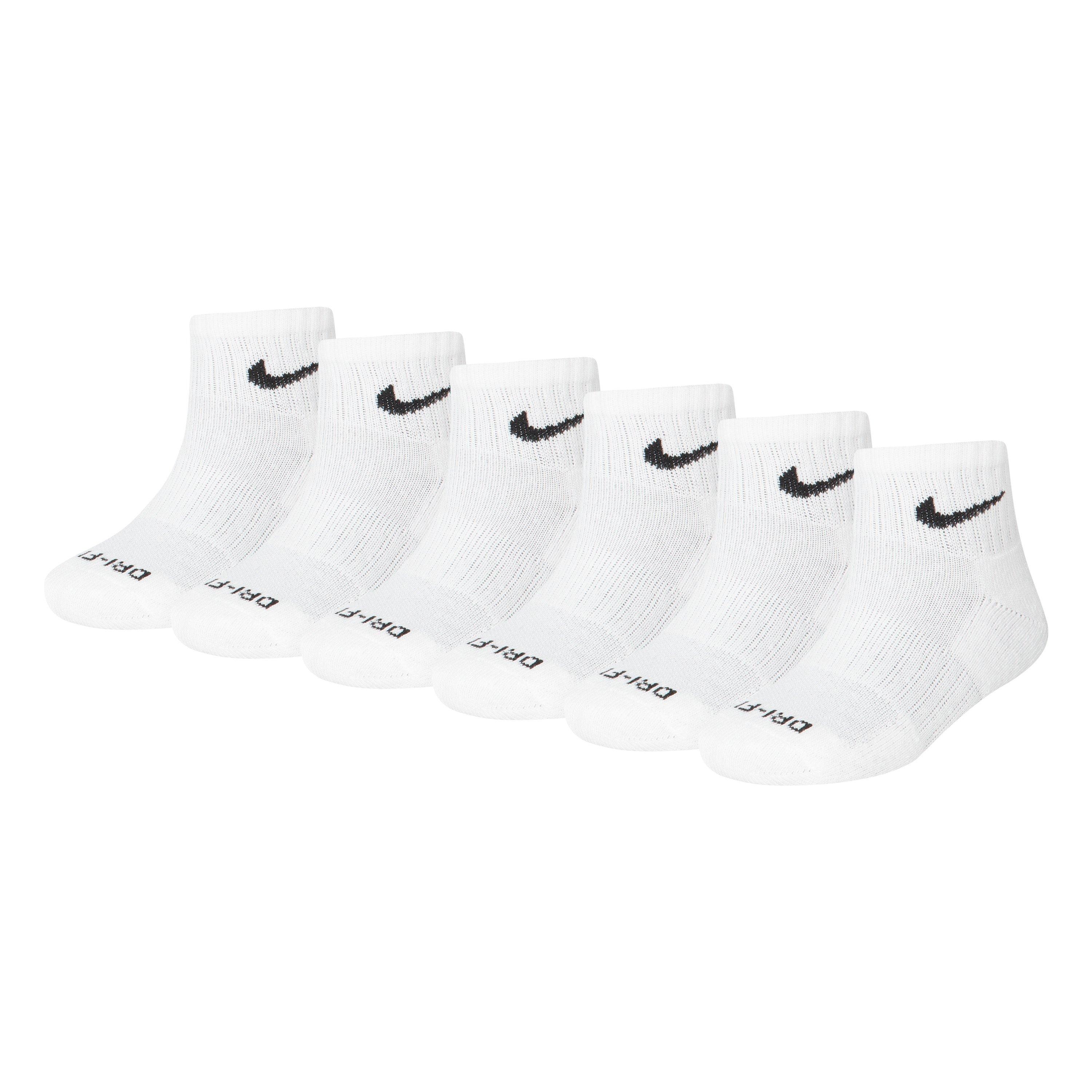 Nike Little Kids' Essential Ankle Socks - White - WHITE