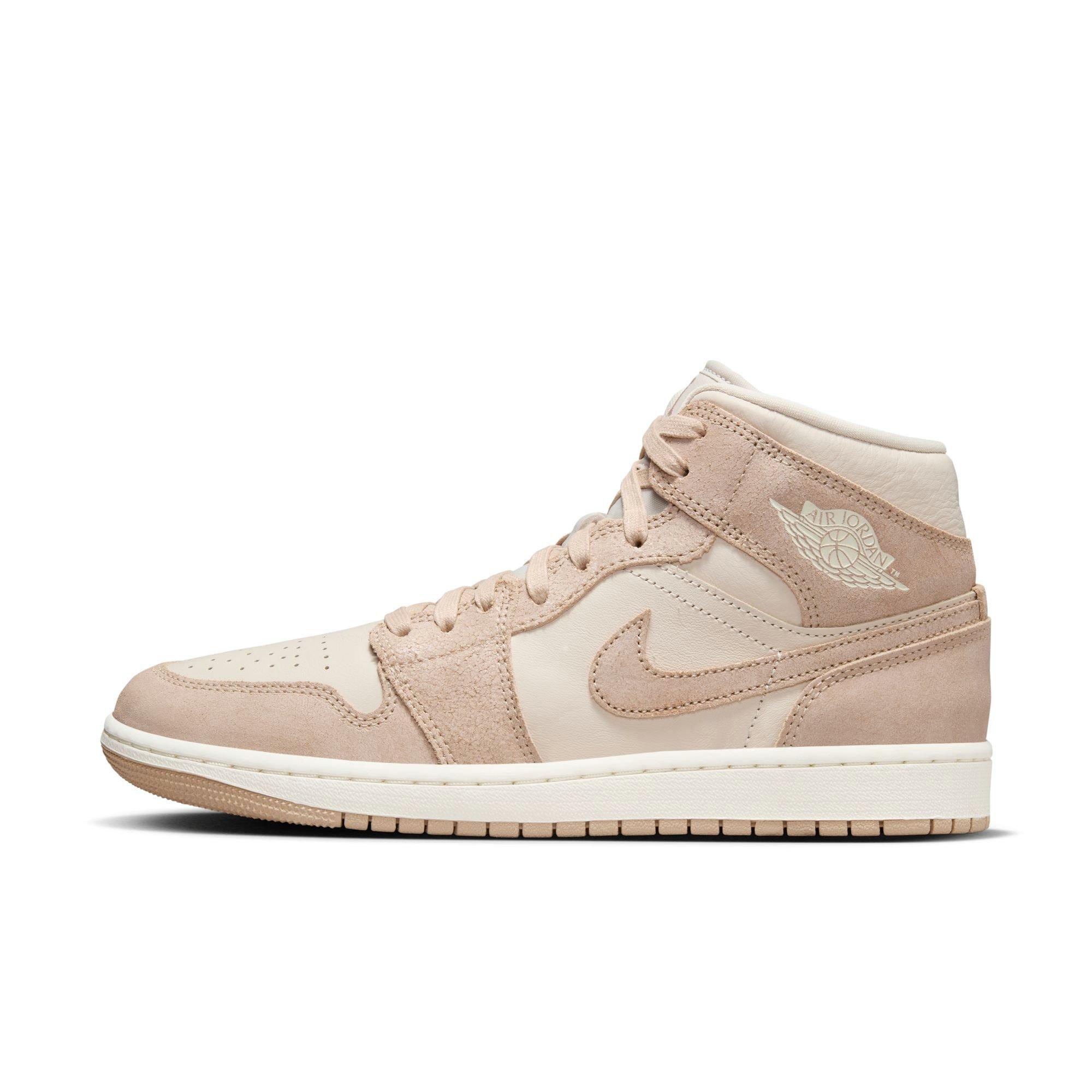 Jordan 1 Mid SE "Legend Lt Brown/Legend Md Brown/Sail" Women's Shoe - BROWN Thumbnail View 3