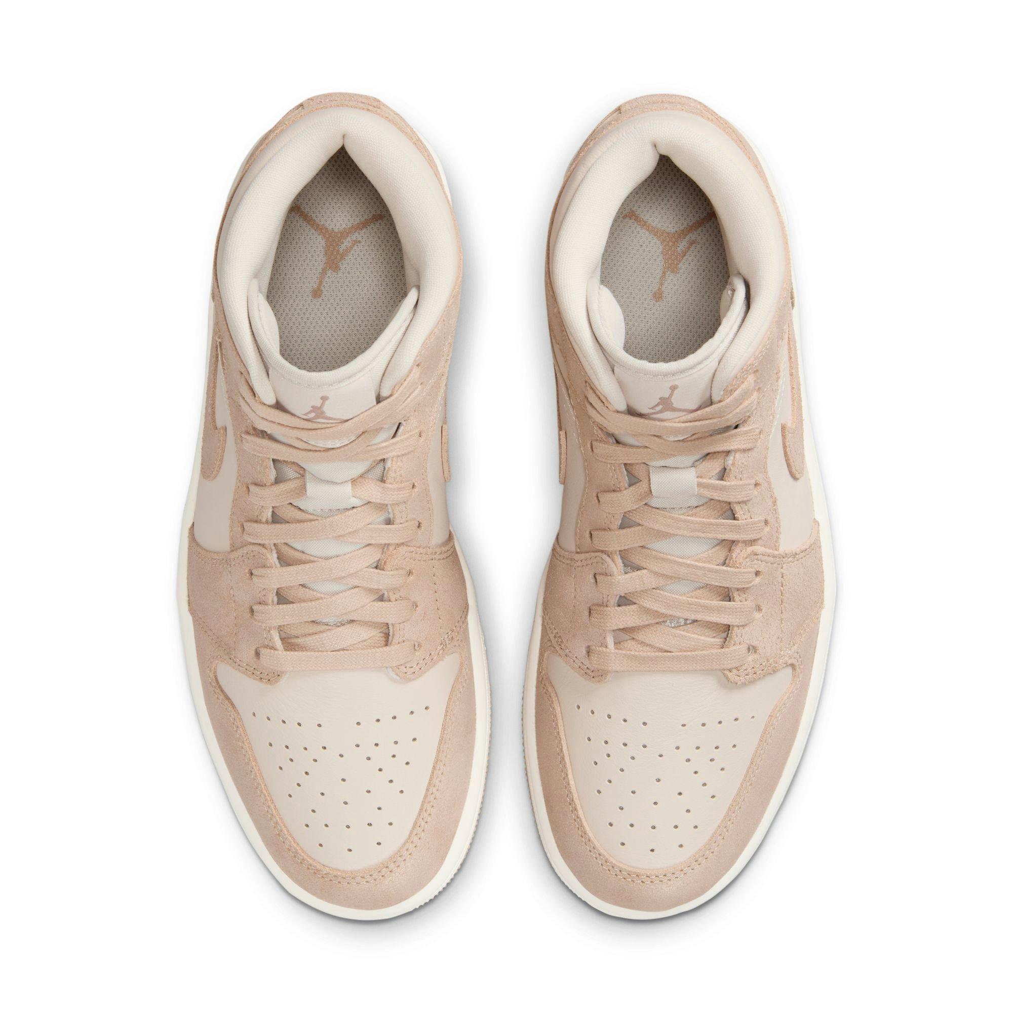 Jordan 1 Mid SE "Legend Lt Brown/Legend Md Brown/Sail" Women's Shoe - BROWN Thumbnail View 7