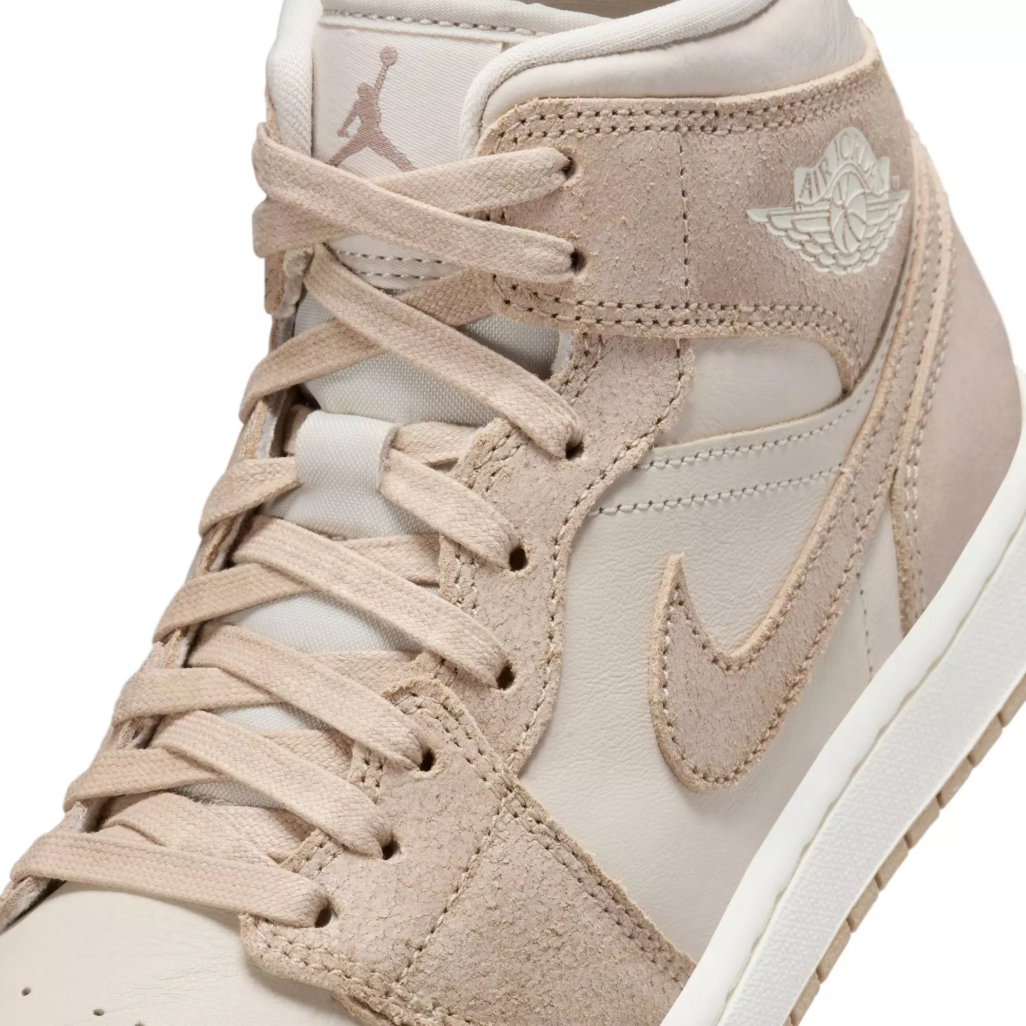 Jordan 1 Mid SE "Legend Lt Brown/Legend Md Brown/Sail" Women's Shoe - BROWN