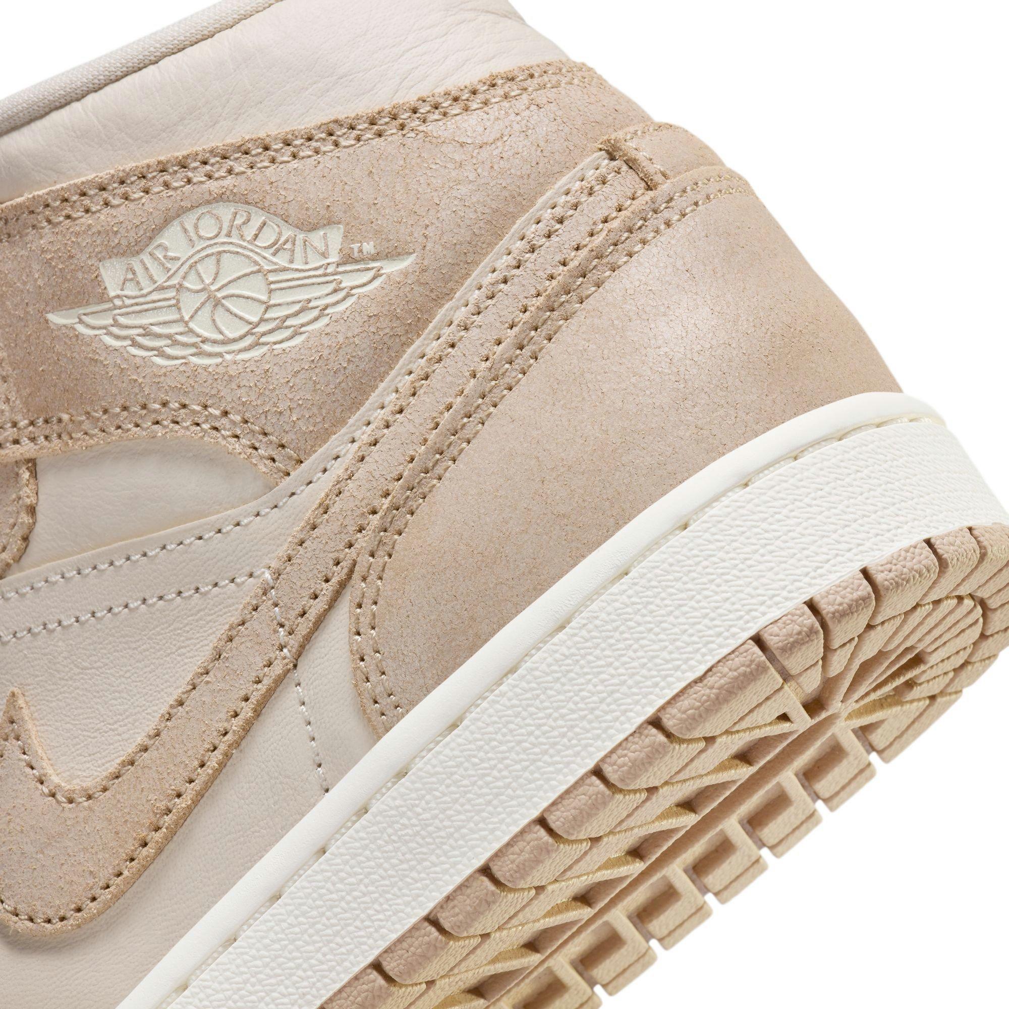 Jordan 1 Mid SE "Legend Lt Brown/Legend Md Brown/Sail" Women's Shoe - BROWN Thumbnail View 9
