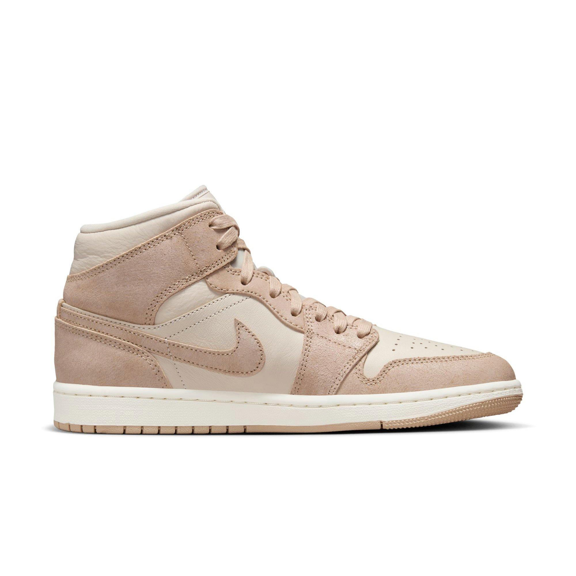 Jordan 1 Mid SE "Legend Lt Brown/Legend Md Brown/Sail" Women's Shoe - BROWN Thumbnail View 2