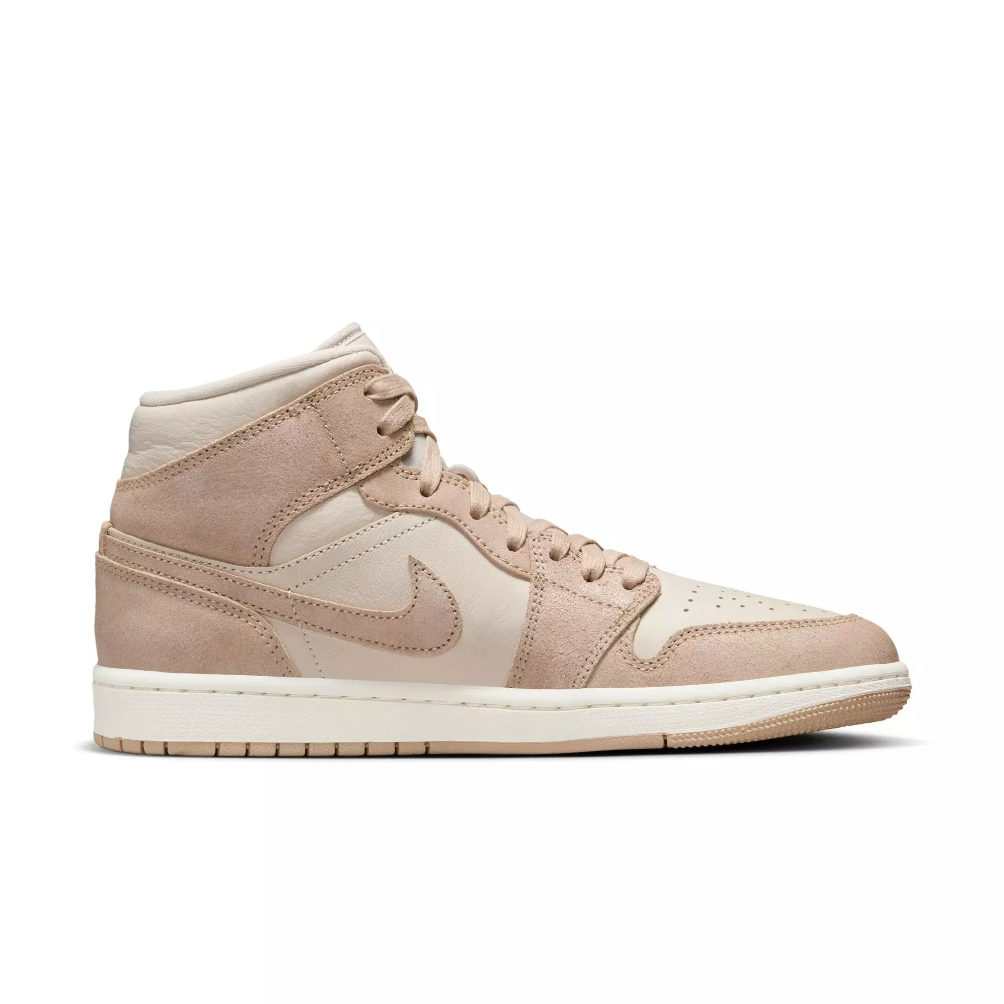 Jordan 1 Mid SE "Legend Lt Brown/Legend Md Brown/Sail" Women's Shoe - BROWN