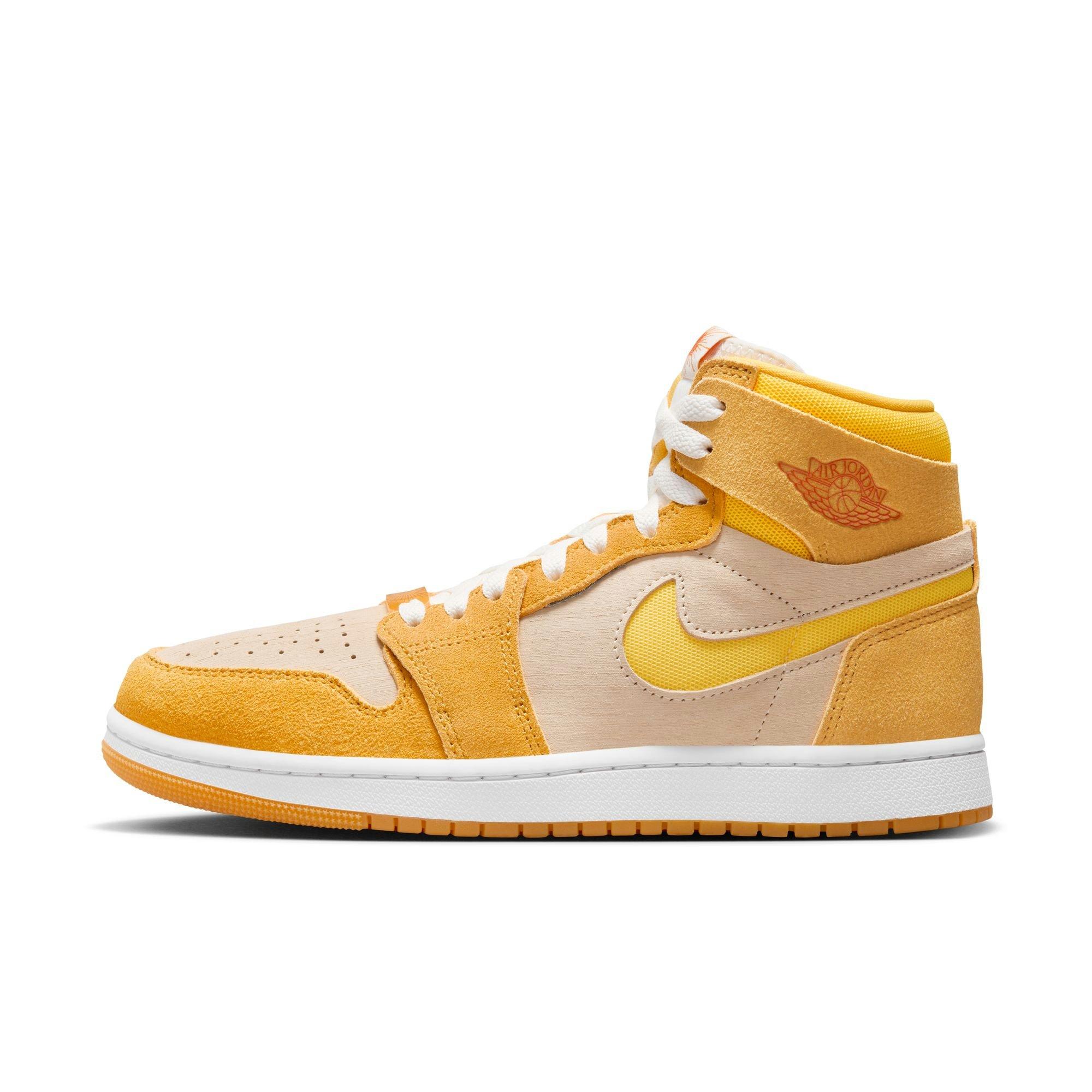 Jordan 1 Zoom Air CMFT 2 "Yellow Ochre/Tour Yellow/Pale Vanilla" Women's Shoe - YELLOW Thumbnail View 4