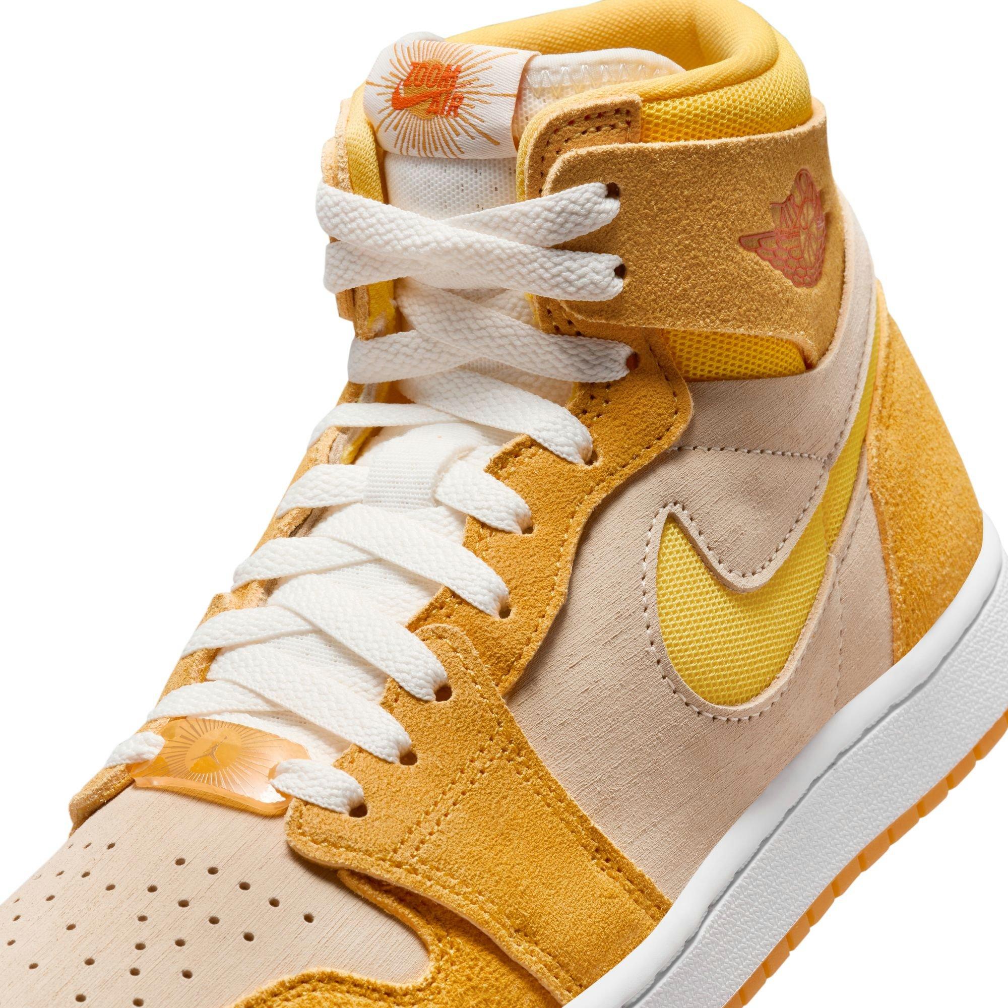 Jordan 1 Zoom Air CMFT 2 "Yellow Ochre/Tour Yellow/Pale Vanilla" Women's Shoe - YELLOW Thumbnail View 5