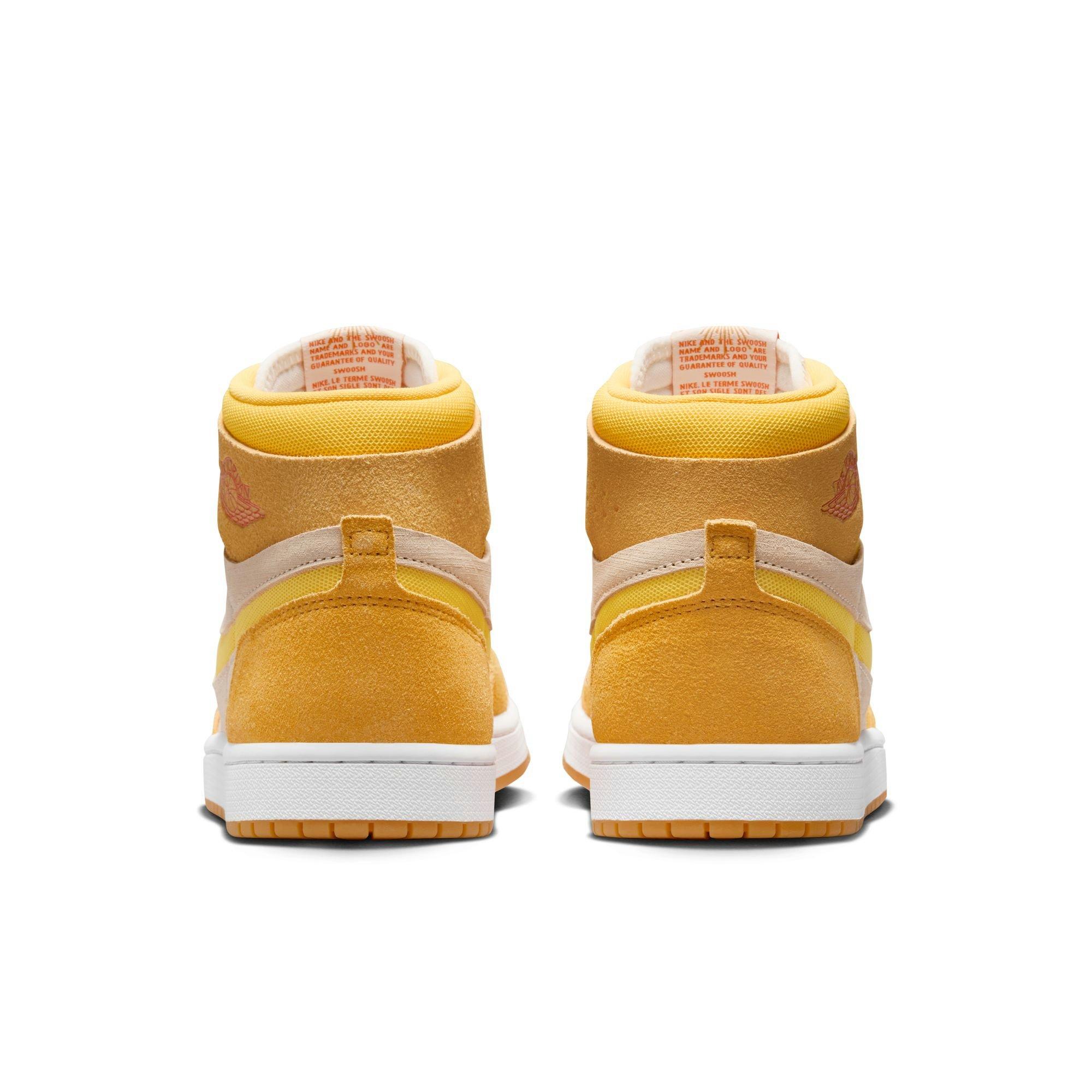Jordan 1 Zoom Air CMFT 2 "Yellow Ochre/Tour Yellow/Pale Vanilla" Women's Shoe - YELLOW Thumbnail View 10
