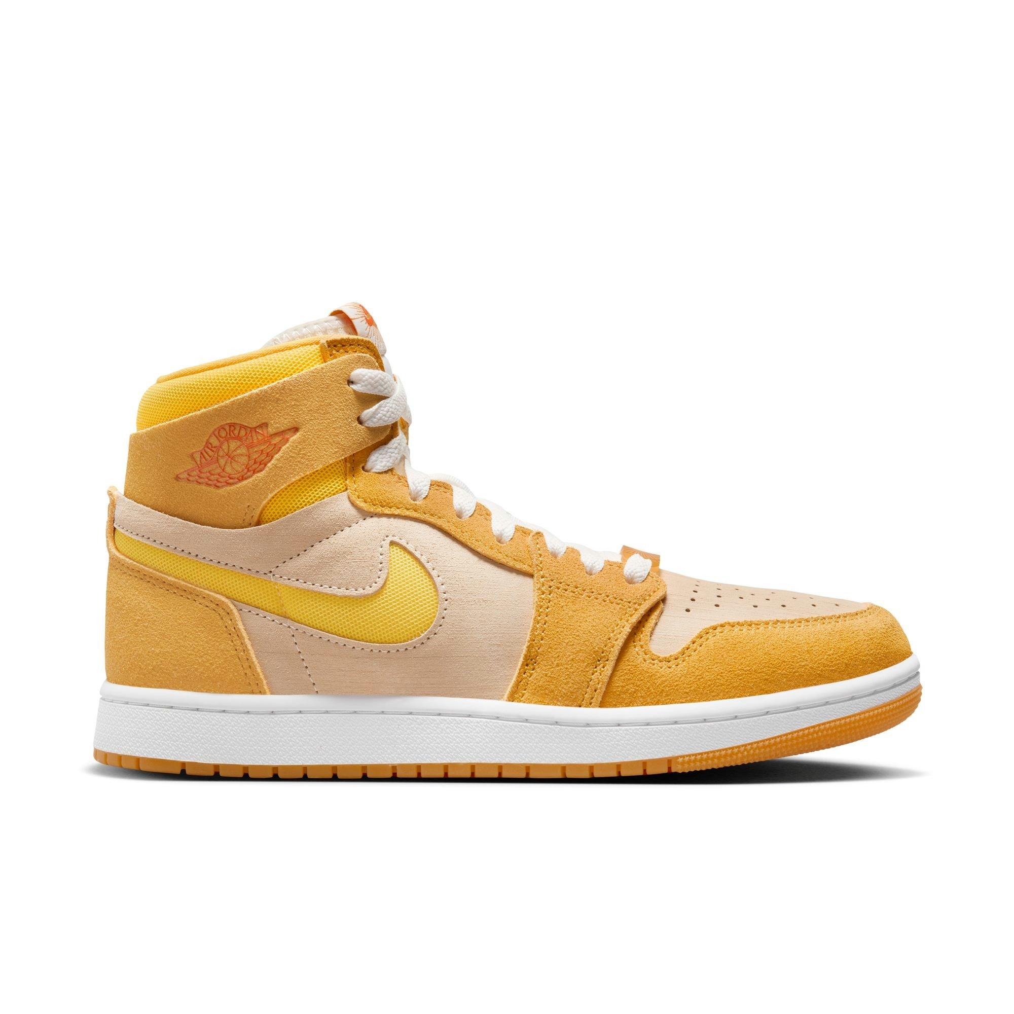 Jordan 1 Zoom Air CMFT 2 "Yellow Ochre/Tour Yellow/Pale Vanilla" Women's Shoe - YELLOW Thumbnail View 1