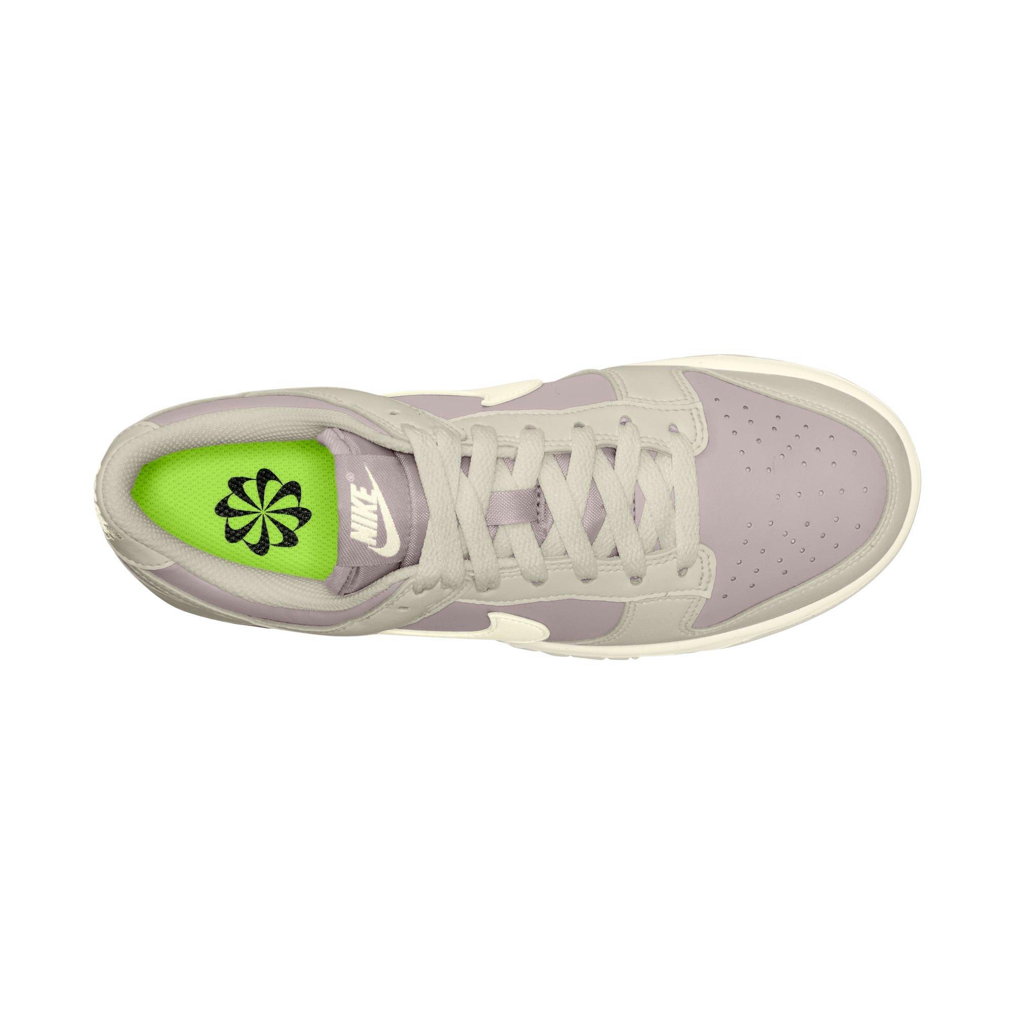 Nike Dunk Low "Light Bone/Sail/Platinum Violet" Women's Shoe - SAIL Thumbnail View 8