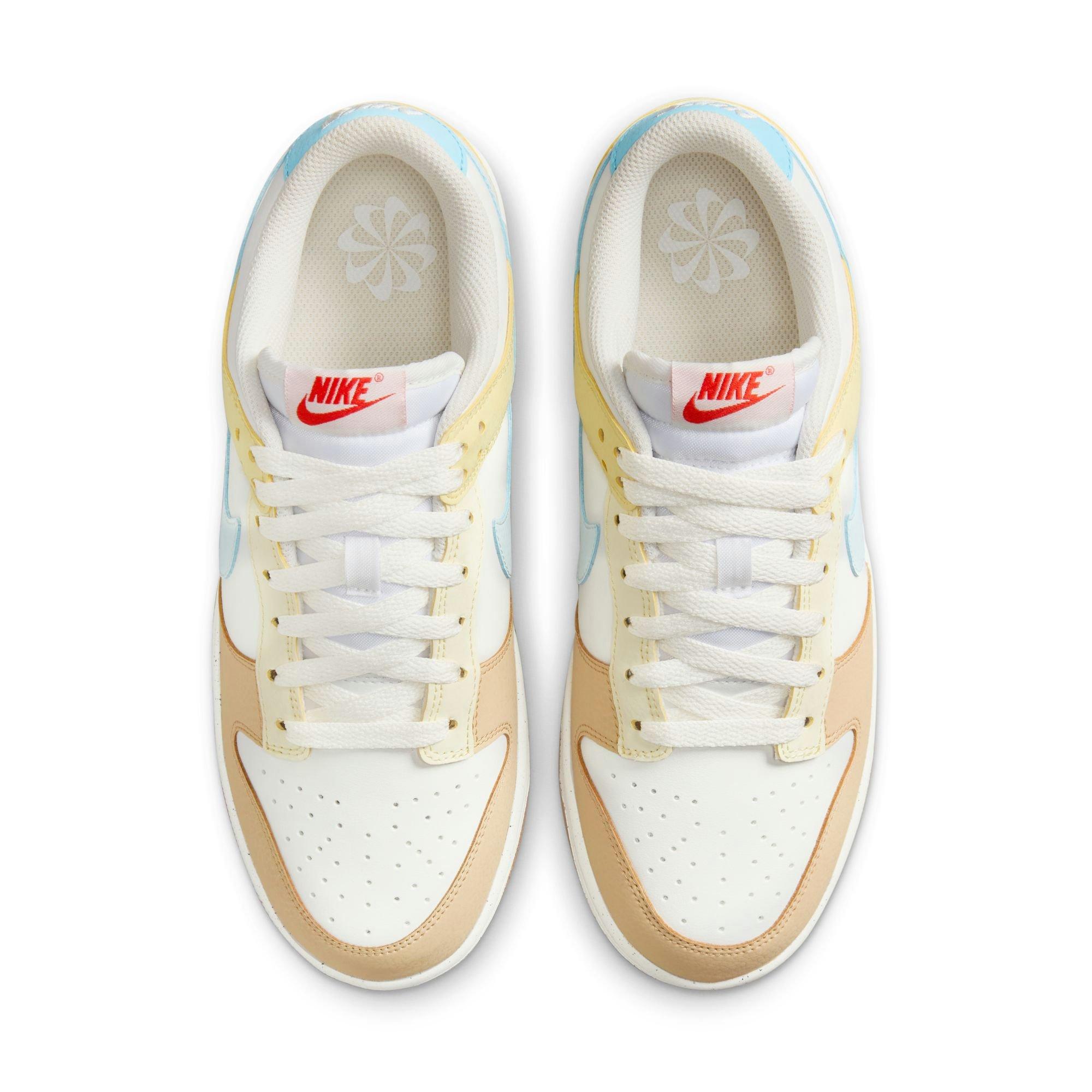 Nike Dunk Low "Summit White/Glacier Blue/Aquarius Blue" Women's Shoe - BLUE/WHITE Thumbnail View 7