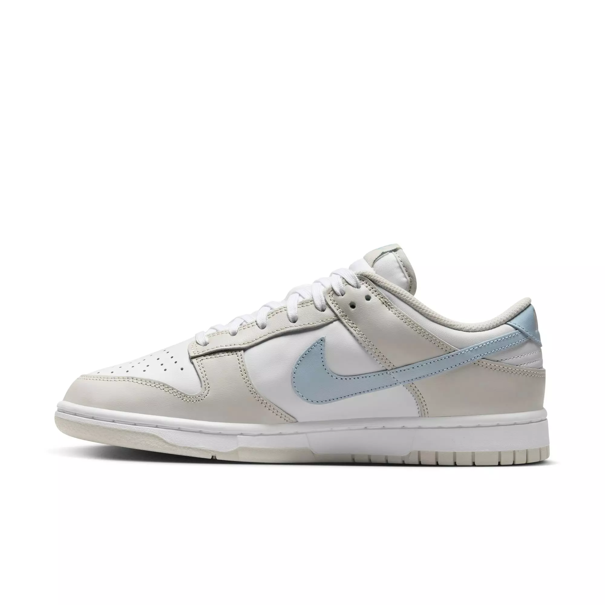Nike Dunk Low "White/Lt Armory Blue/Light Bone" Women's Shoe - WHITE/BLUE