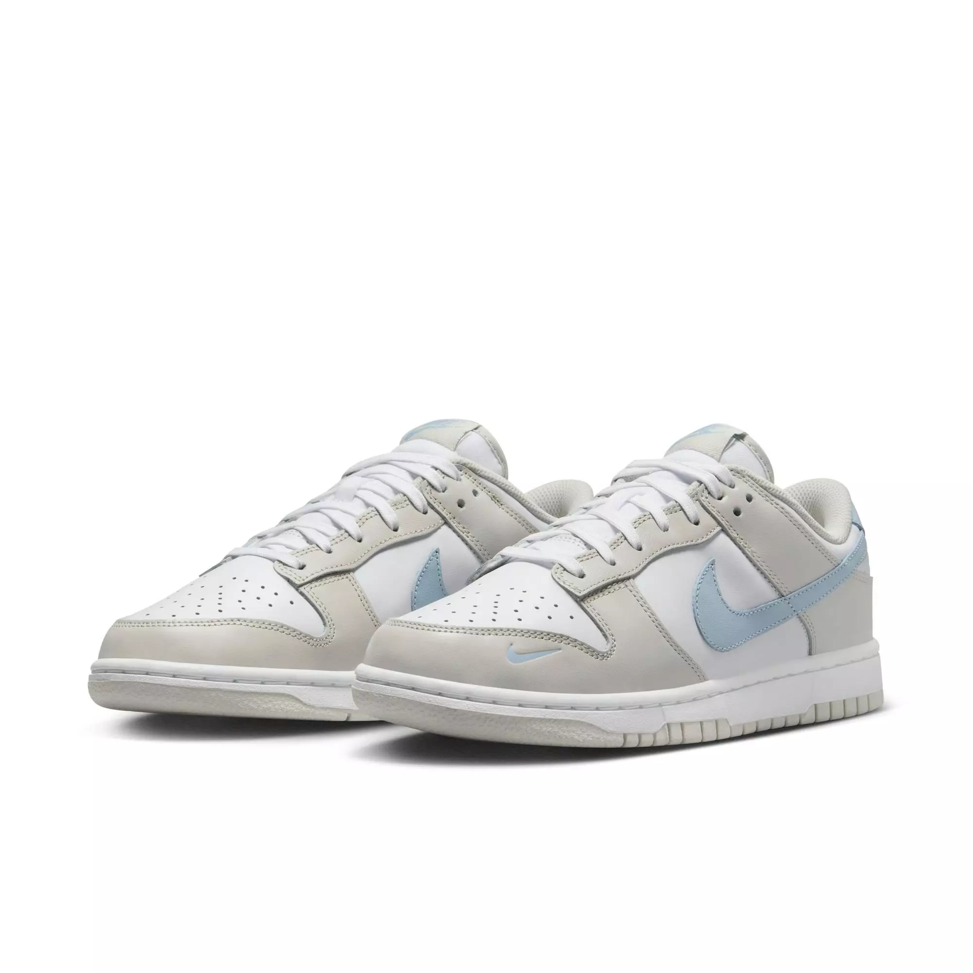 Nike Dunk Low "White/Lt Armory Blue/Light Bone" Women's Shoe - WHITE/BLUE