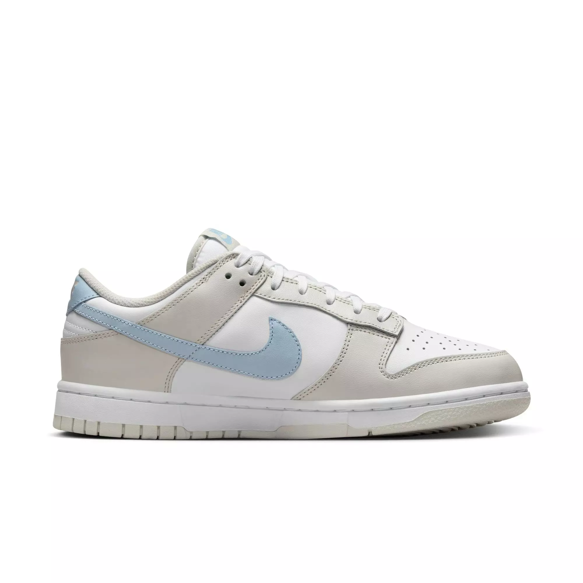 Nike Dunk Low "White/Lt Armory Blue/Light Bone" Women's Shoe - WHITE/BLUE
