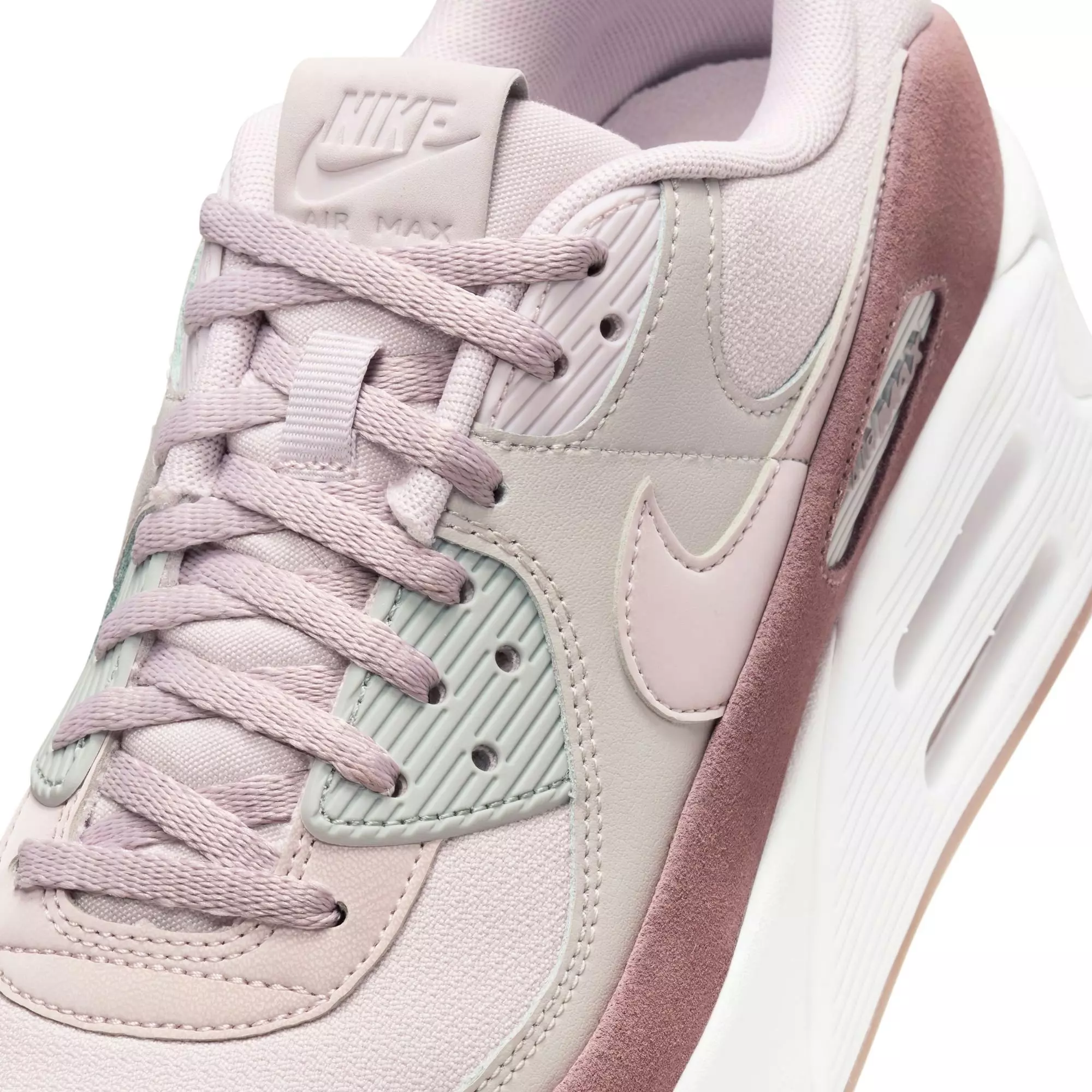 Nike Air Max 90 LV8 "Double-Stacked Iron Ore" Women's Shoe - IRON ORE/PLATINUM VIOLET/PUMICE