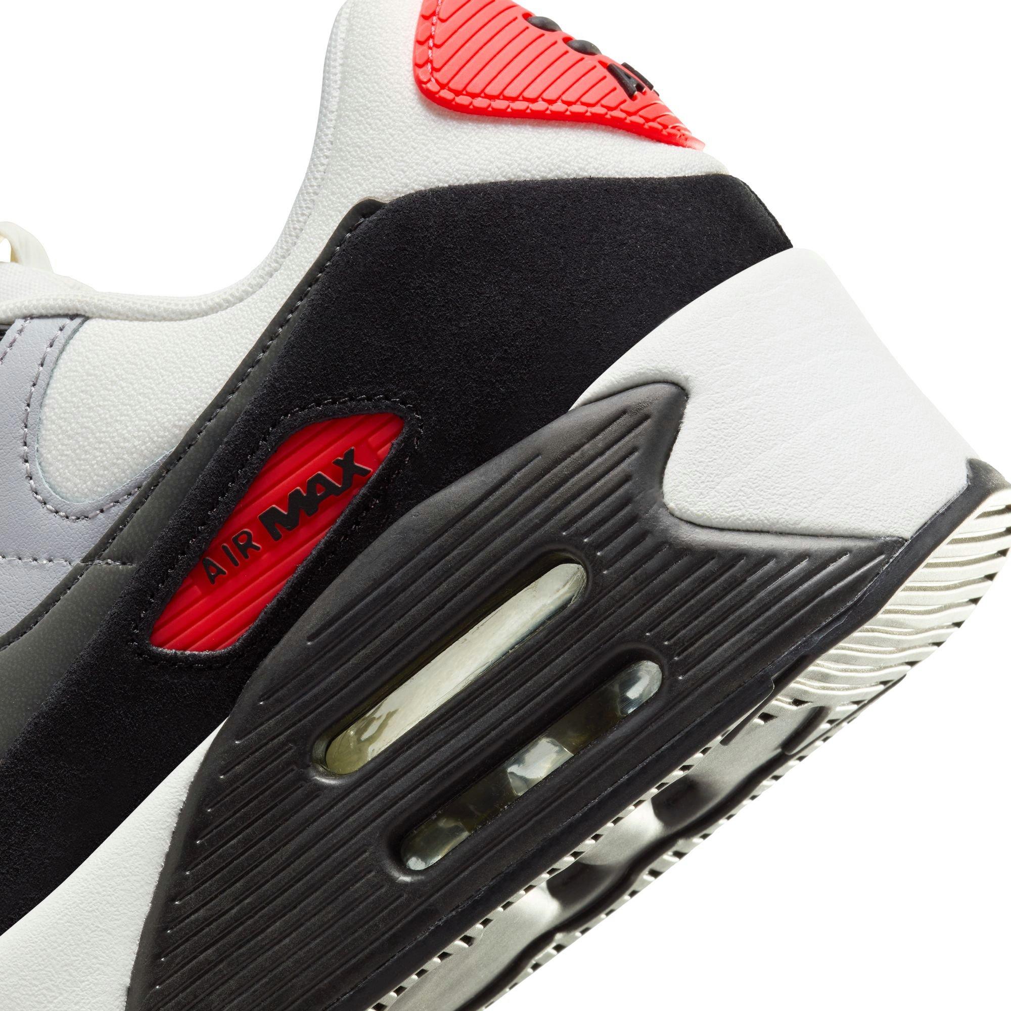 Nike Air Max 90 LV8 "Infrared" Women's Shoe - SUMMIT WHITE/INFRARED/BLACK Thumbnail View 5