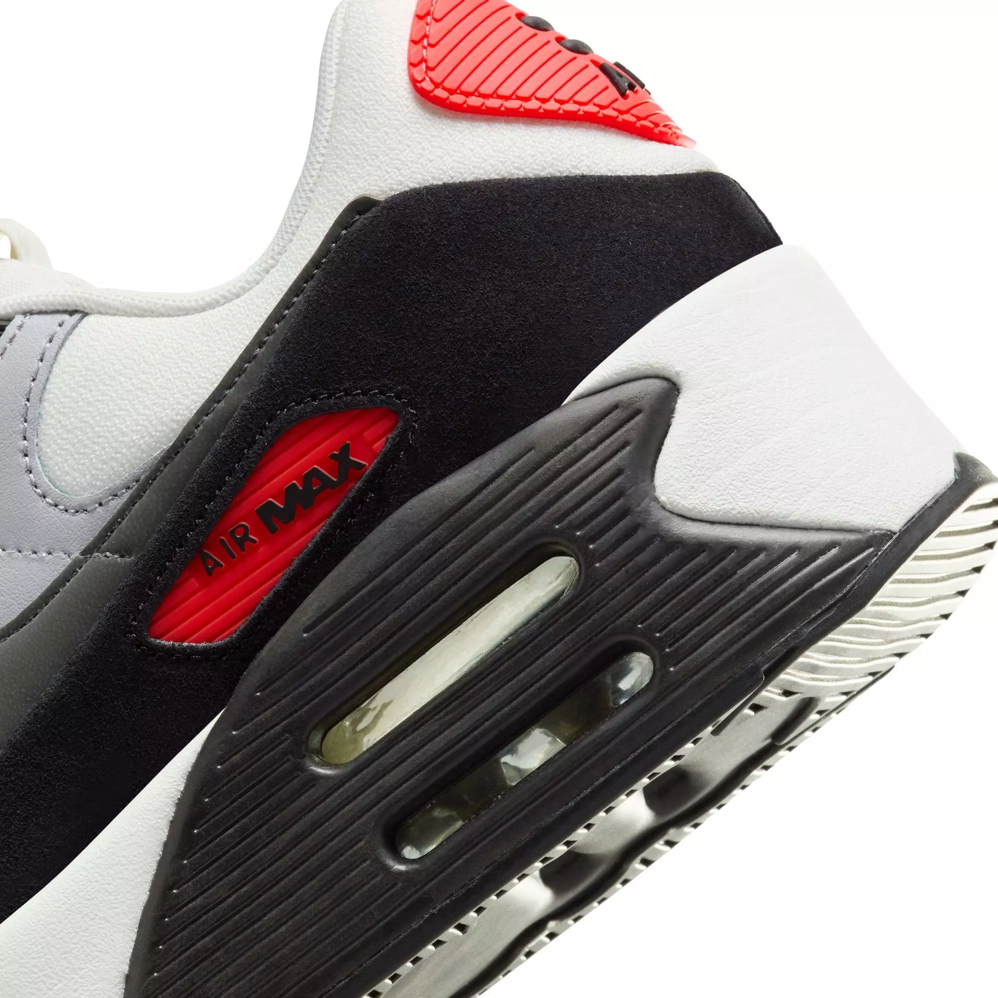 Nike Air Max 90 LV8 "Infrared" Women's Shoe - SUMMIT WHITE/INFRARED/BLACK