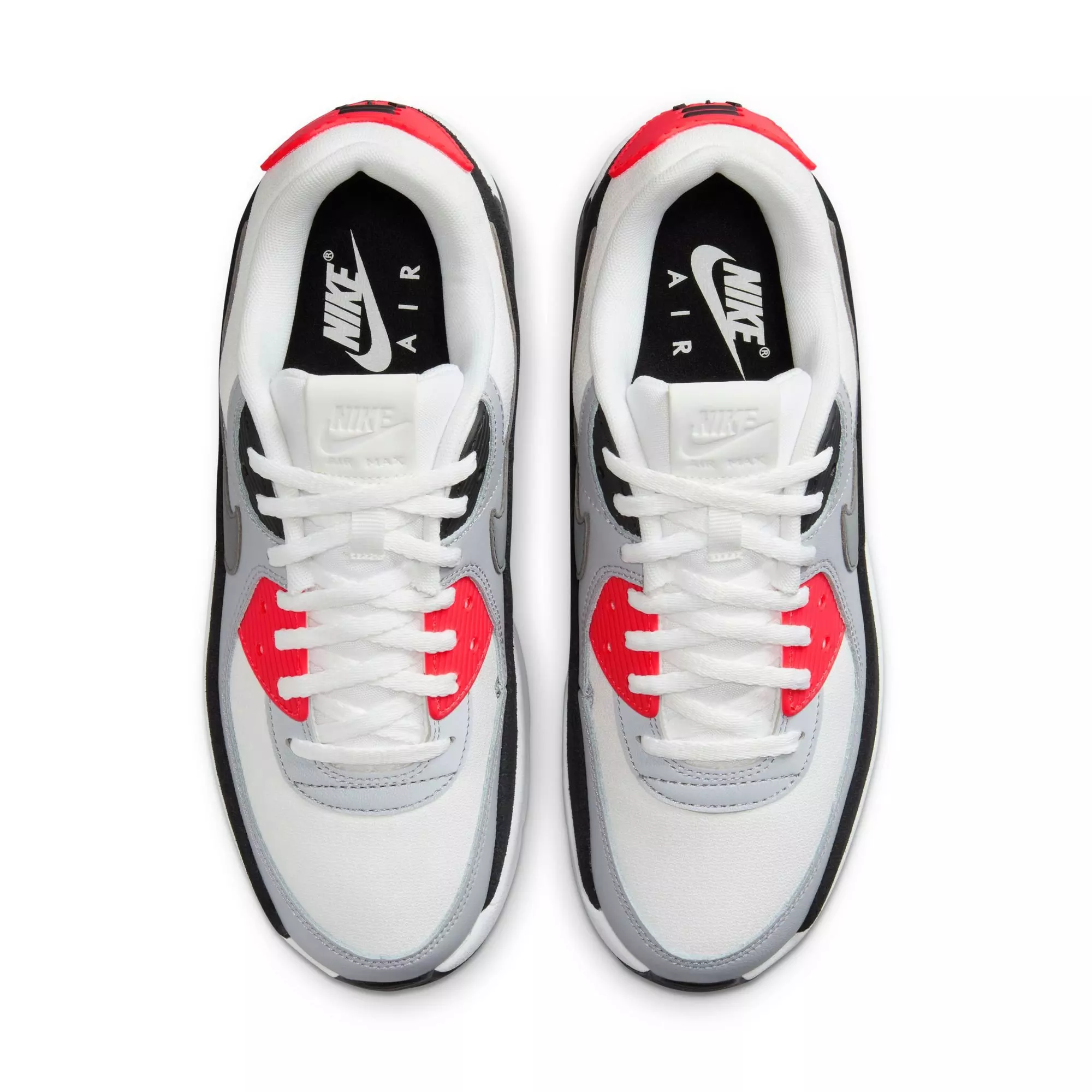 Nike Air Max 90 LV8 "Infrared" Women's Shoe - SUMMIT WHITE/INFRARED/BLACK