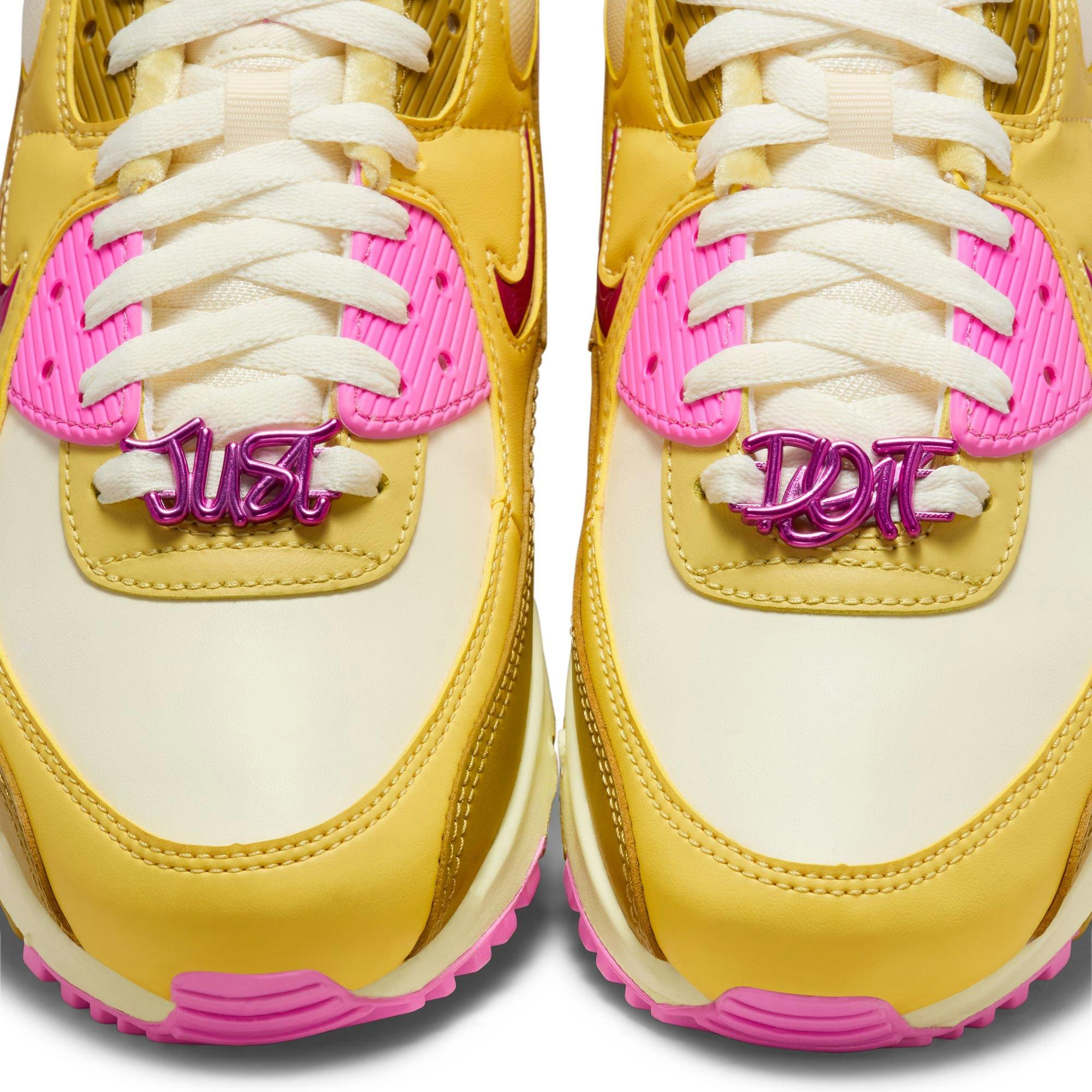 Nike pink and gold best sale