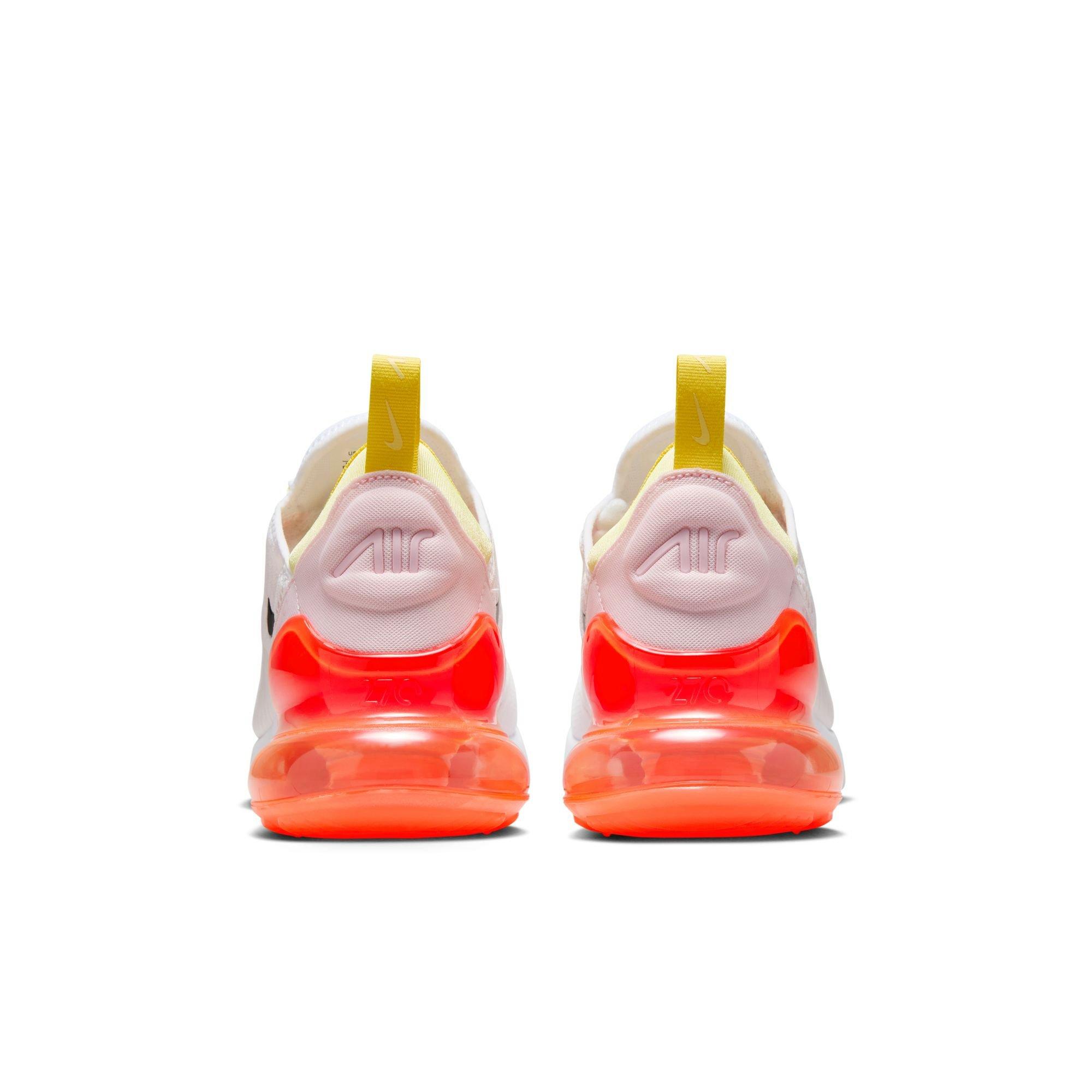 Nike Air Max 270 "White/Black/Bright Crimson/Pink Foam" Women's Shoe - WHITE/MULTI Thumbnail View 6