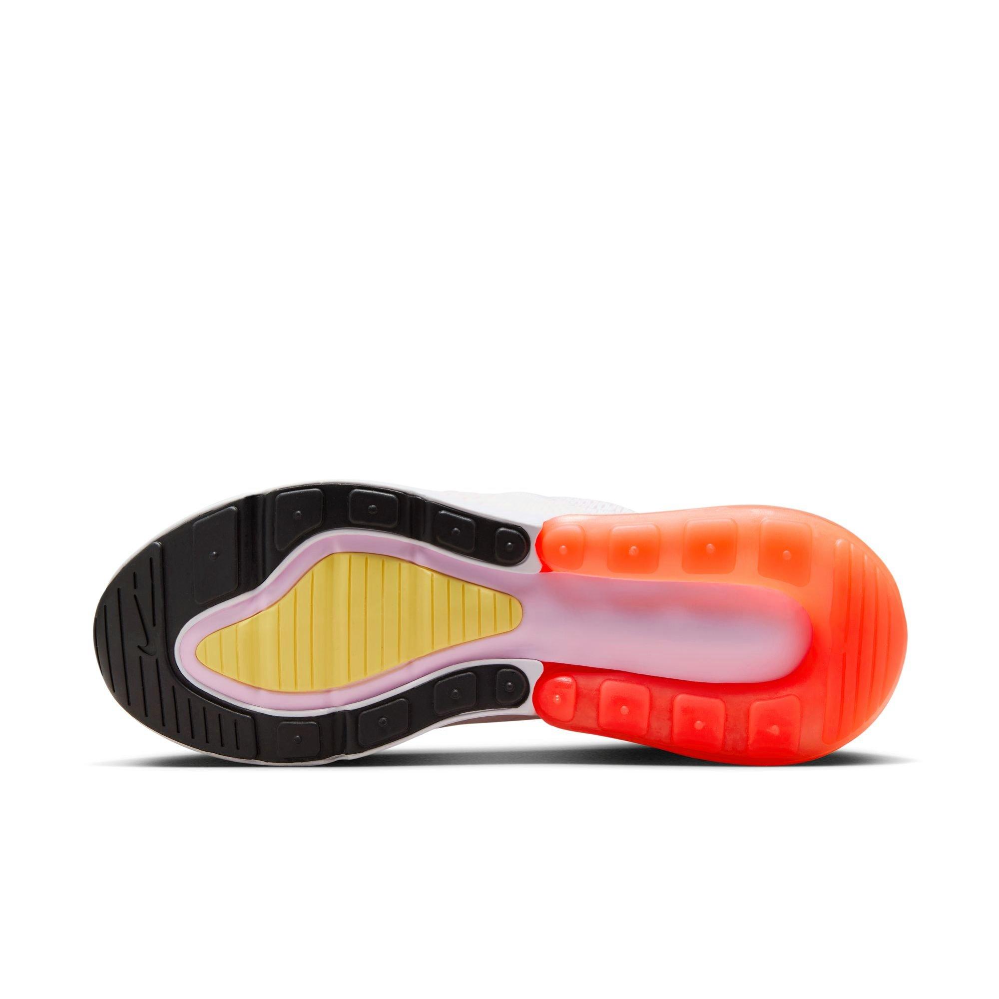 Nike Air Max 270 "White/Black/Bright Crimson/Pink Foam" Women's Shoe - WHITE/MULTI Thumbnail View 8