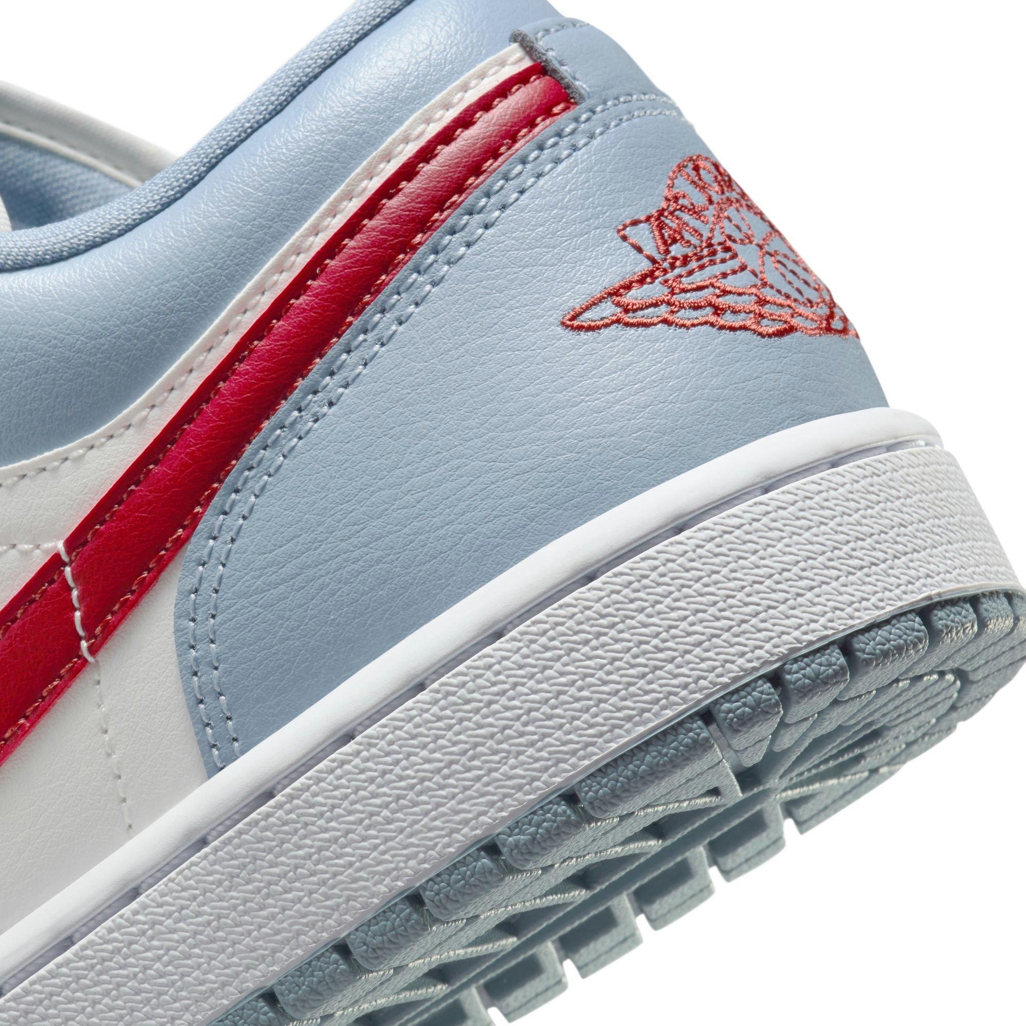 Jordan 1 Low "Sail/Dune Red/Blue Grey/White" Women's Shoe - SAIL Thumbnail View 10