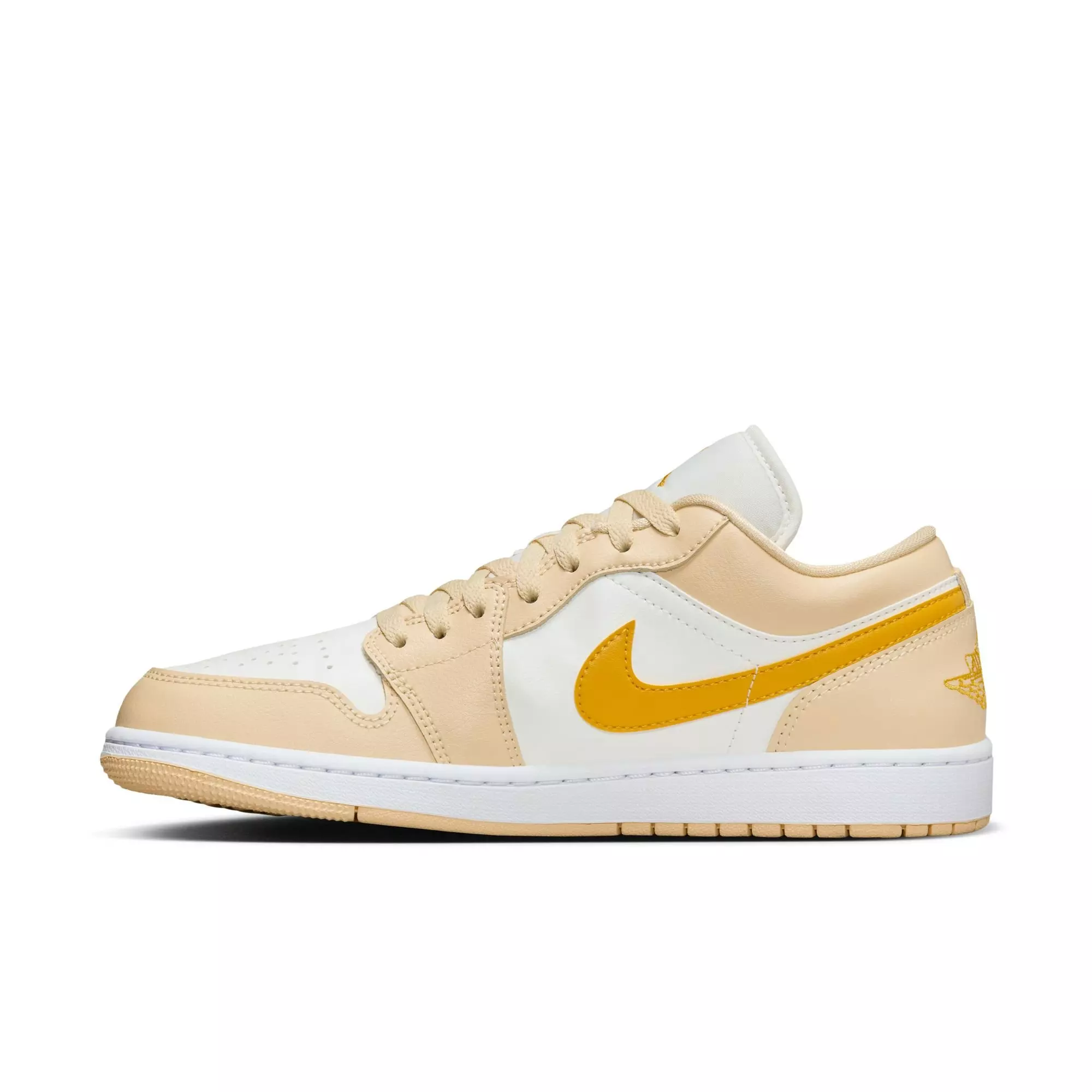 Jordan 1 Low "Sail/Yellow Ochre/Pale Vanilla/White" Women's Shoe - SAIL
