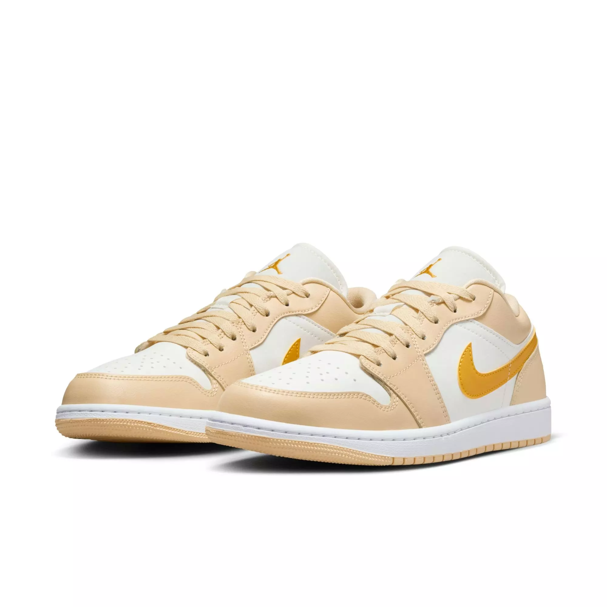 Jordan 1 Low "Sail/Yellow Ochre/Pale Vanilla/White" Women's Shoe - SAIL